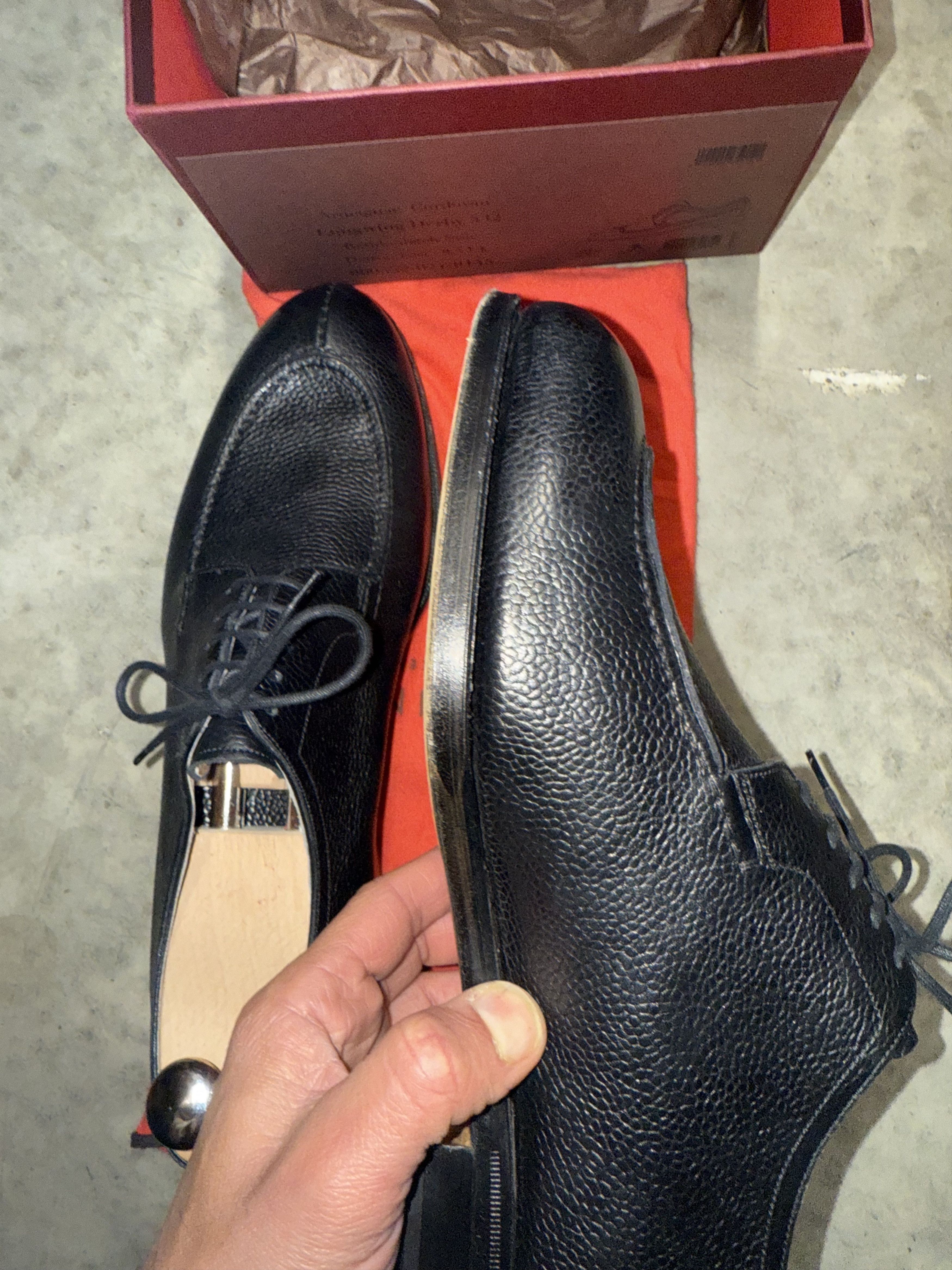Carmina Carmina Norwegian Split Derby Shoes Size US 10 / EU 43 - 2 Thumbnail