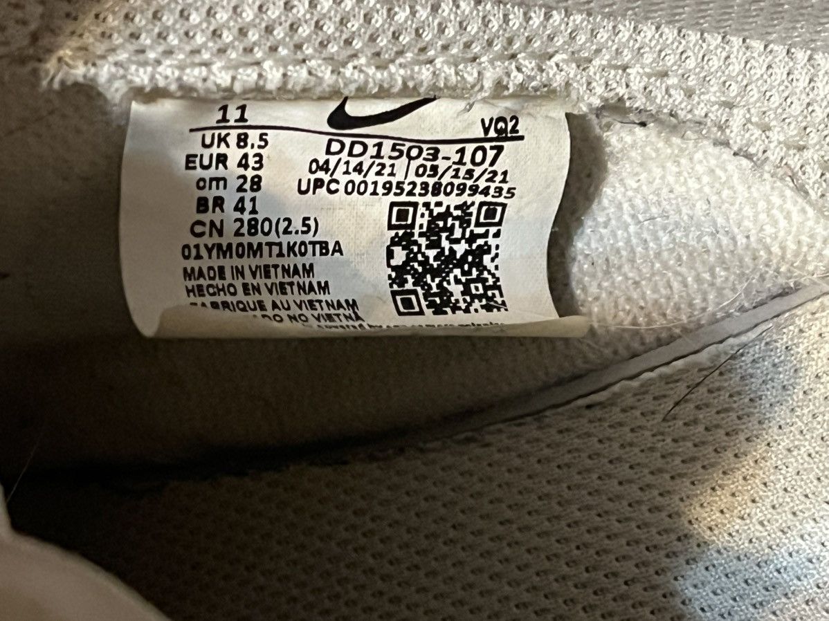 Nike Nike Dunk Low Bone Grey Size US 9.5 / EU 42-43 - 5 Thumbnail