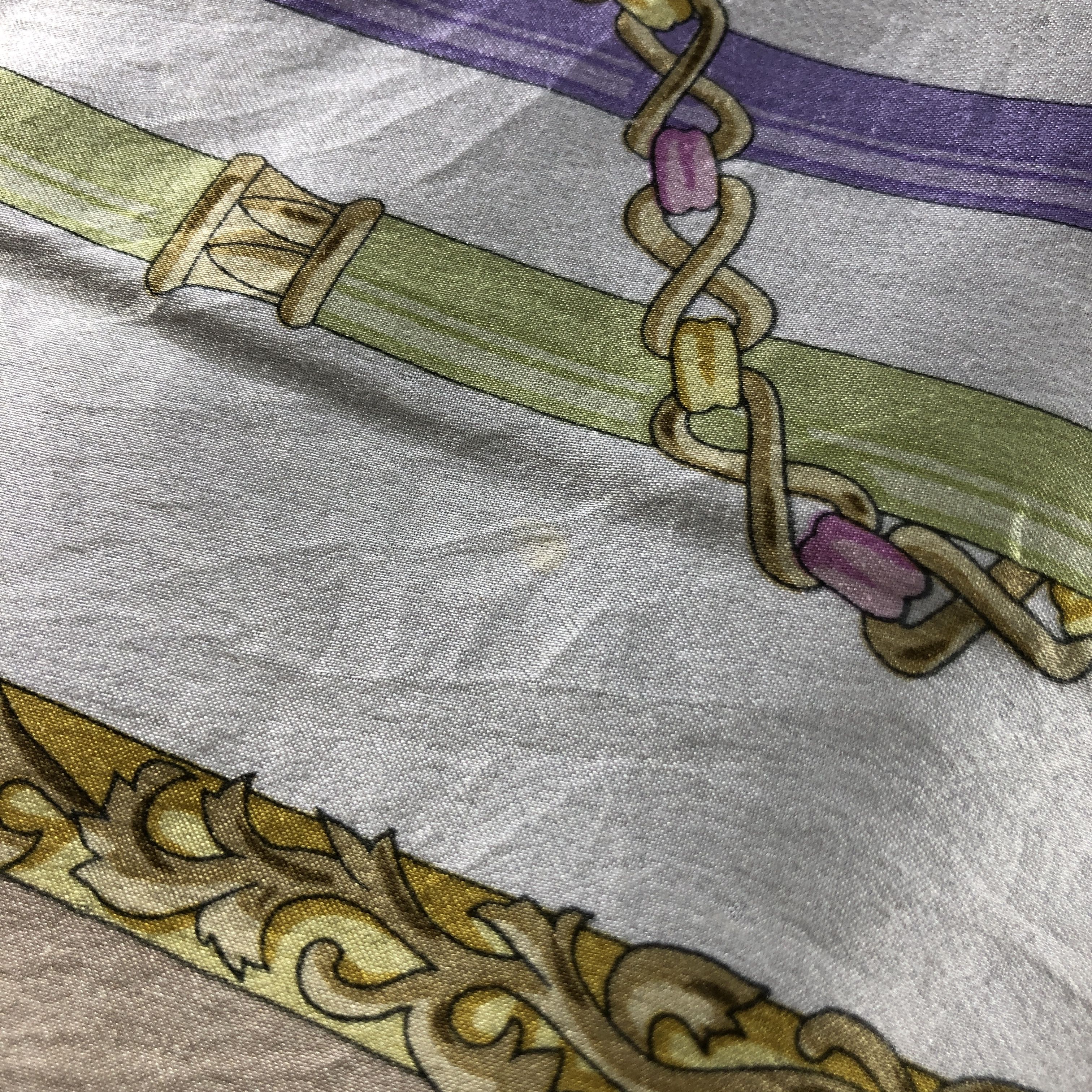 Lancel Vintage Lancel Luxury Silk Scarf M1229 Size ONE SIZE - 8 Thumbnail