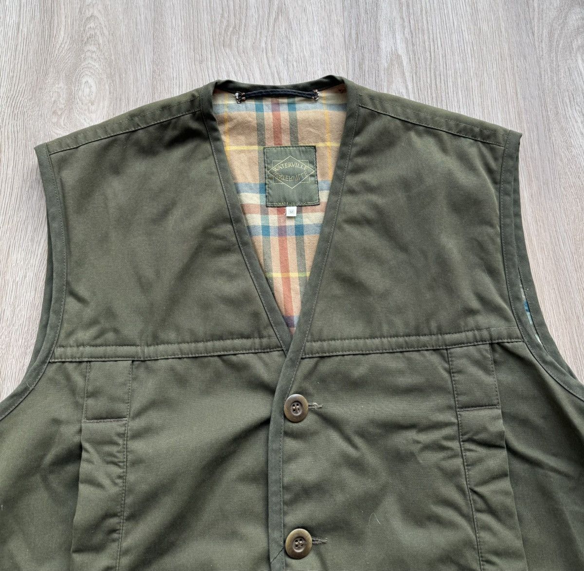 Vintage Vintage Waterville Khaki Hunting Vest Size US L / EU 52-54 / 3 - 5 Thumbnail