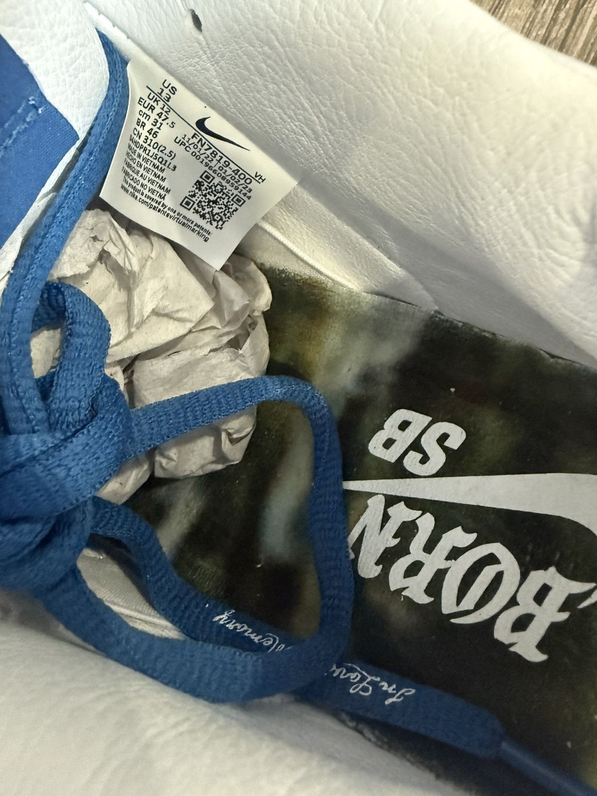 Nike ⚡️ Born x Raised SB Dunk Low FN7819-400 Size 13 NEW! ⚡️ Size US 13 / EU 46 - 8 Thumbnail