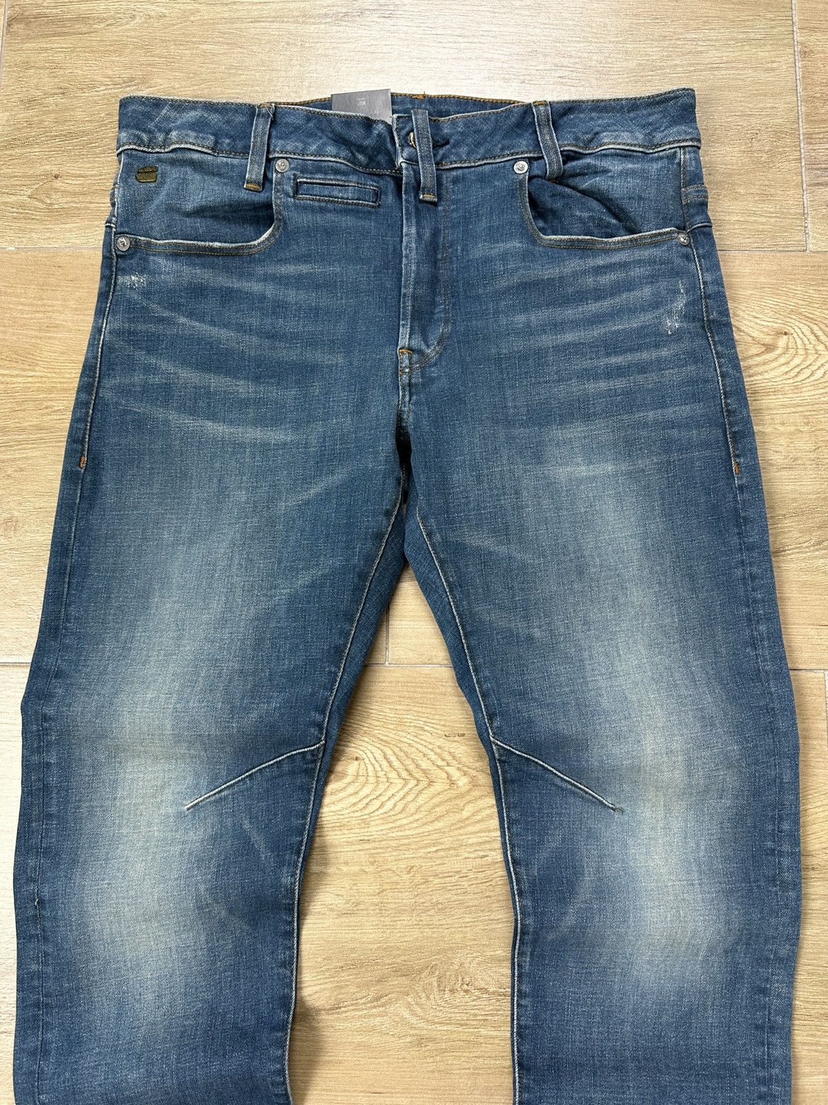 G-Star NEW🏷️ G-Star Raw D-Staq 5-PKT Slim Denim Jeans Size US 33 - 2 Thumbnail
