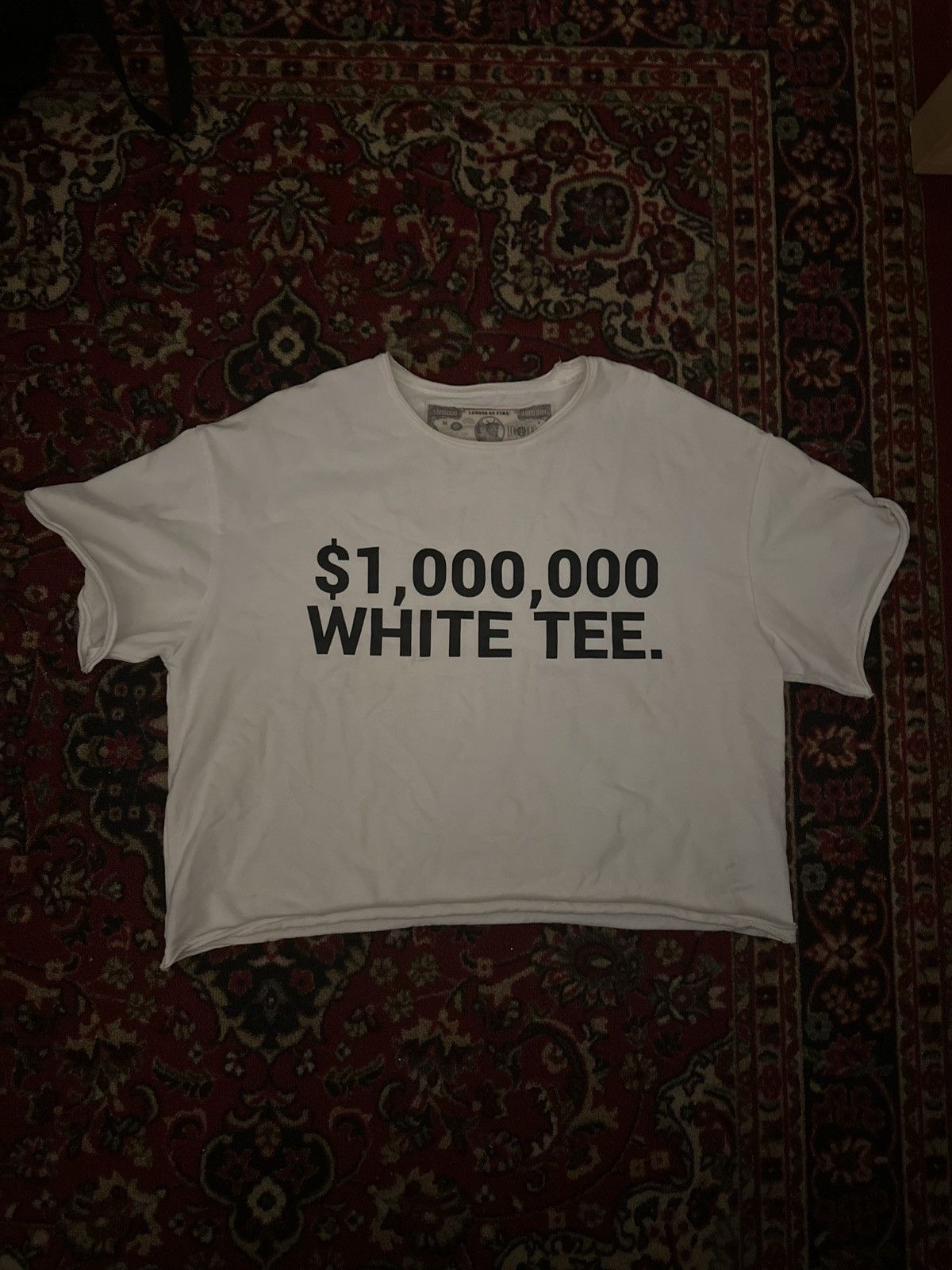 Other Lemons on fire LOF million dollar white tee Size US M / EU 48-50 / 2 - 1 Thumbnail