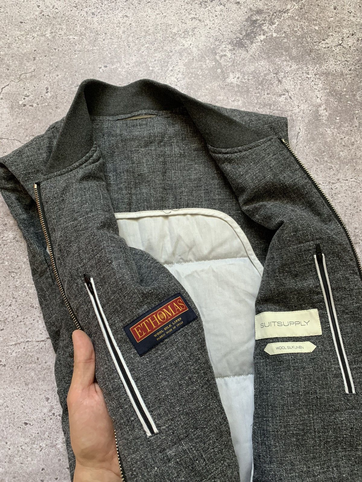 Suitsupply Suitsupply Linen Silk Vest Size US S / EU 44-46 / 1 - 4 Thumbnail