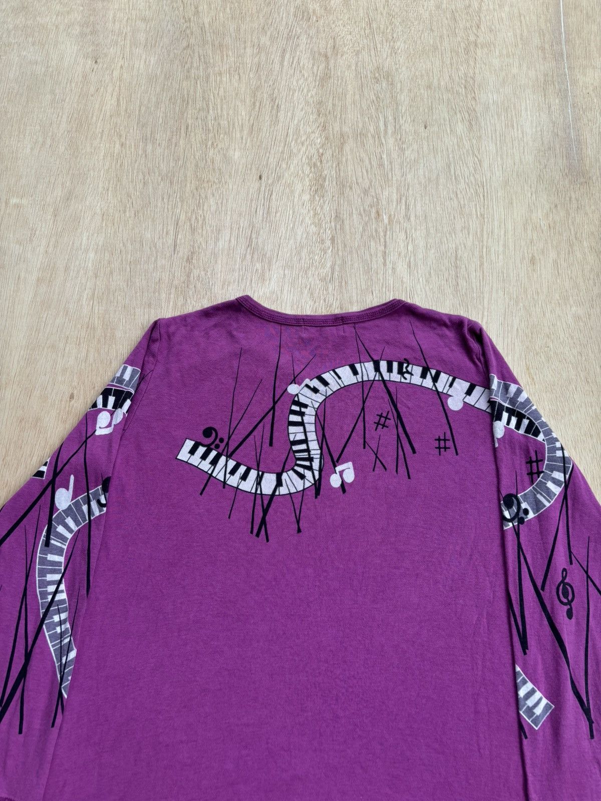 Hysteric Glamour × Japanese Brand to the angle Music Notes Longsleeve Size US S / EU 44-46 / 1 - 5 Thumbnail