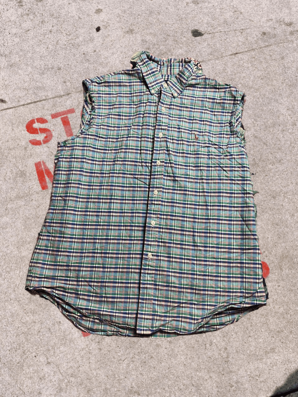 Polo Ralph Lauren POLO RALPH LAUREN Collared Casual Sleeveless Casual Shirts Size US XL / EU 56 / 4 - 1 Thumbnail