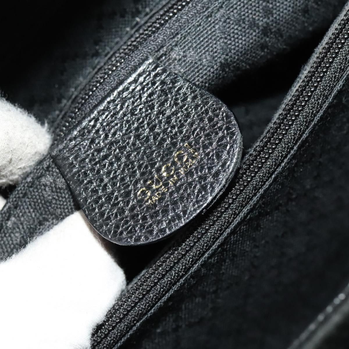 Gucci GUCCI Bamboo Hand Bag Suede Black Gold 002 123 002 123 Size ONE SIZE - 19 Thumbnail
