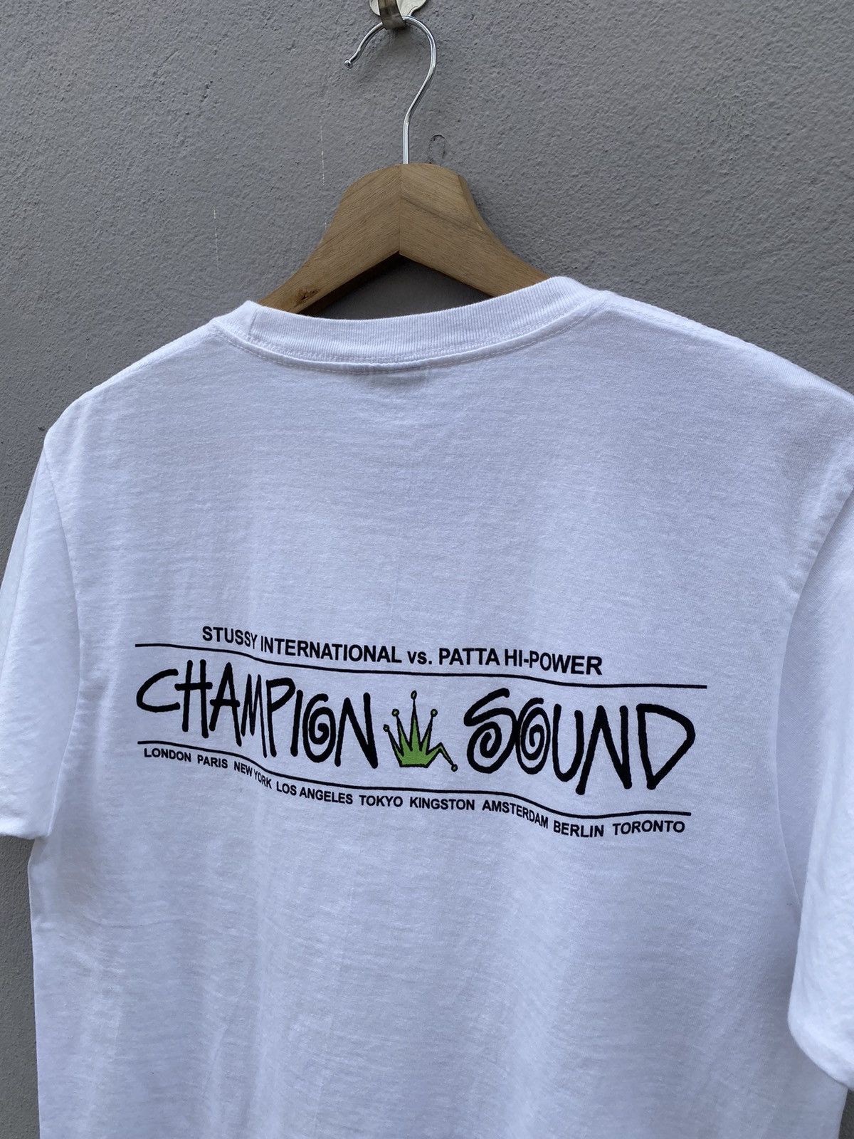 Patta × Stussy STÜSSY x PATTA Collaboration Champion of Sound Tshirt Size US M / EU 48-50 / 2 - 7 Thumbnail