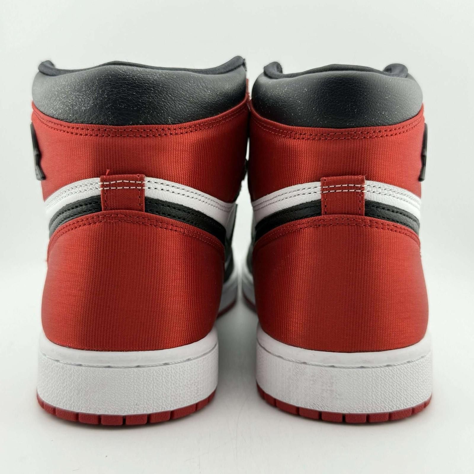 Nike Jordan 1 Satin Black Toe 10.5W Used OG Box Size US 9 / IT 39 - 5 Thumbnail
