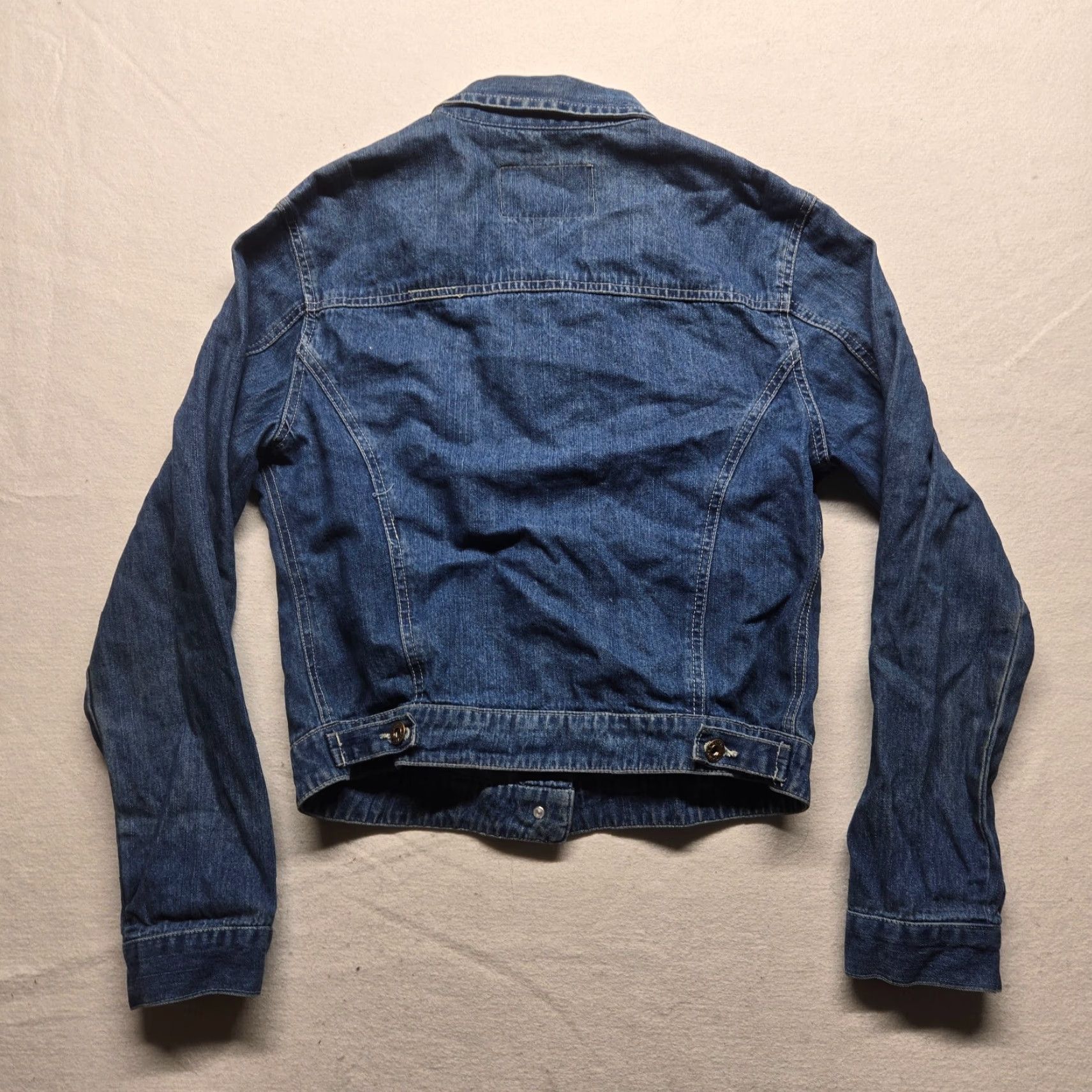 Vintage VINTAGE Steve & Barry's Denim Jacket Women's Adult Medium Blue 100% Cotton Size 32" / US 10 / IT 46 - 7 Thumbnail