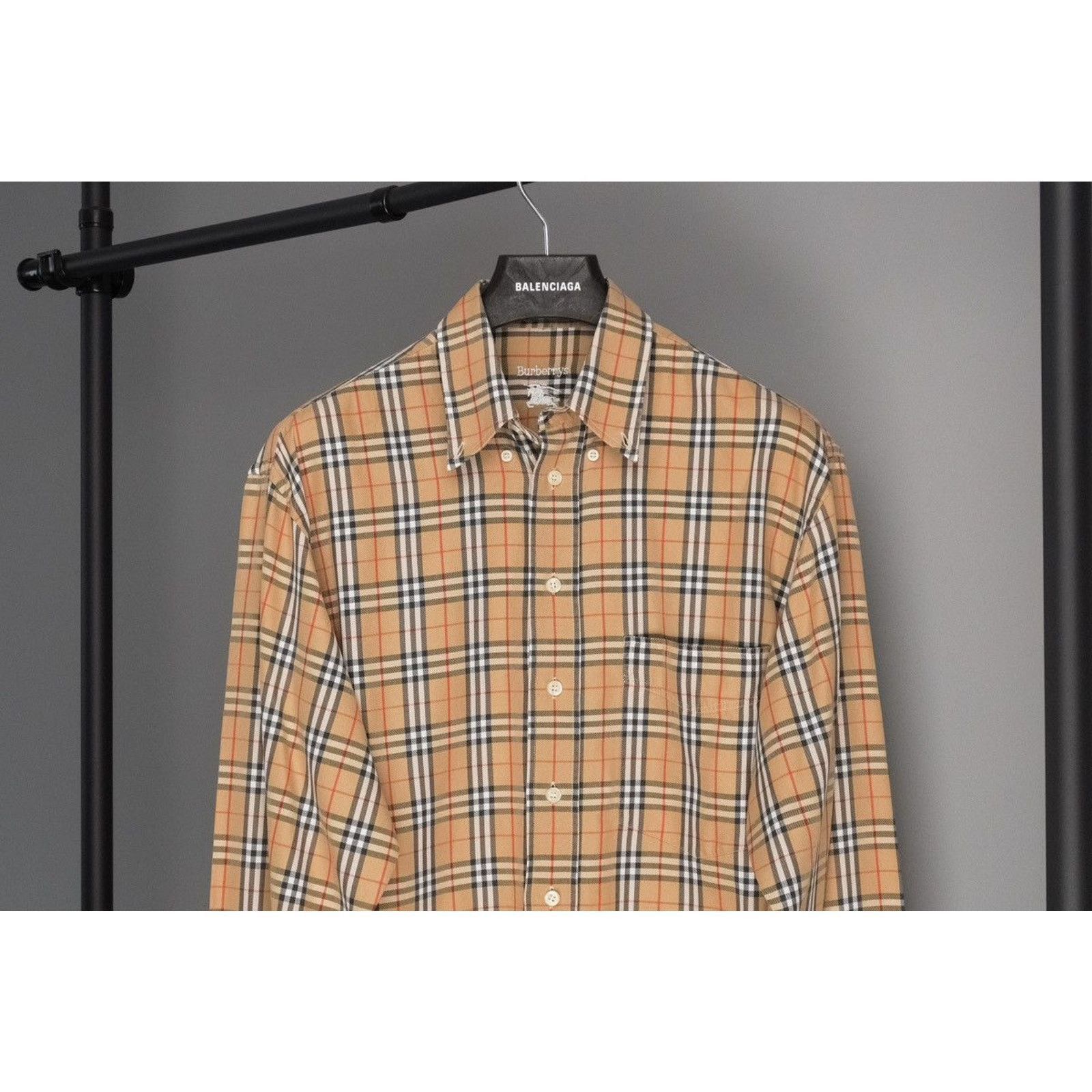 Burberry Vintage burberry classic check nova brown long sleeve shirt Size US L / EU 52-54 / 3 - 2 Thumbnail