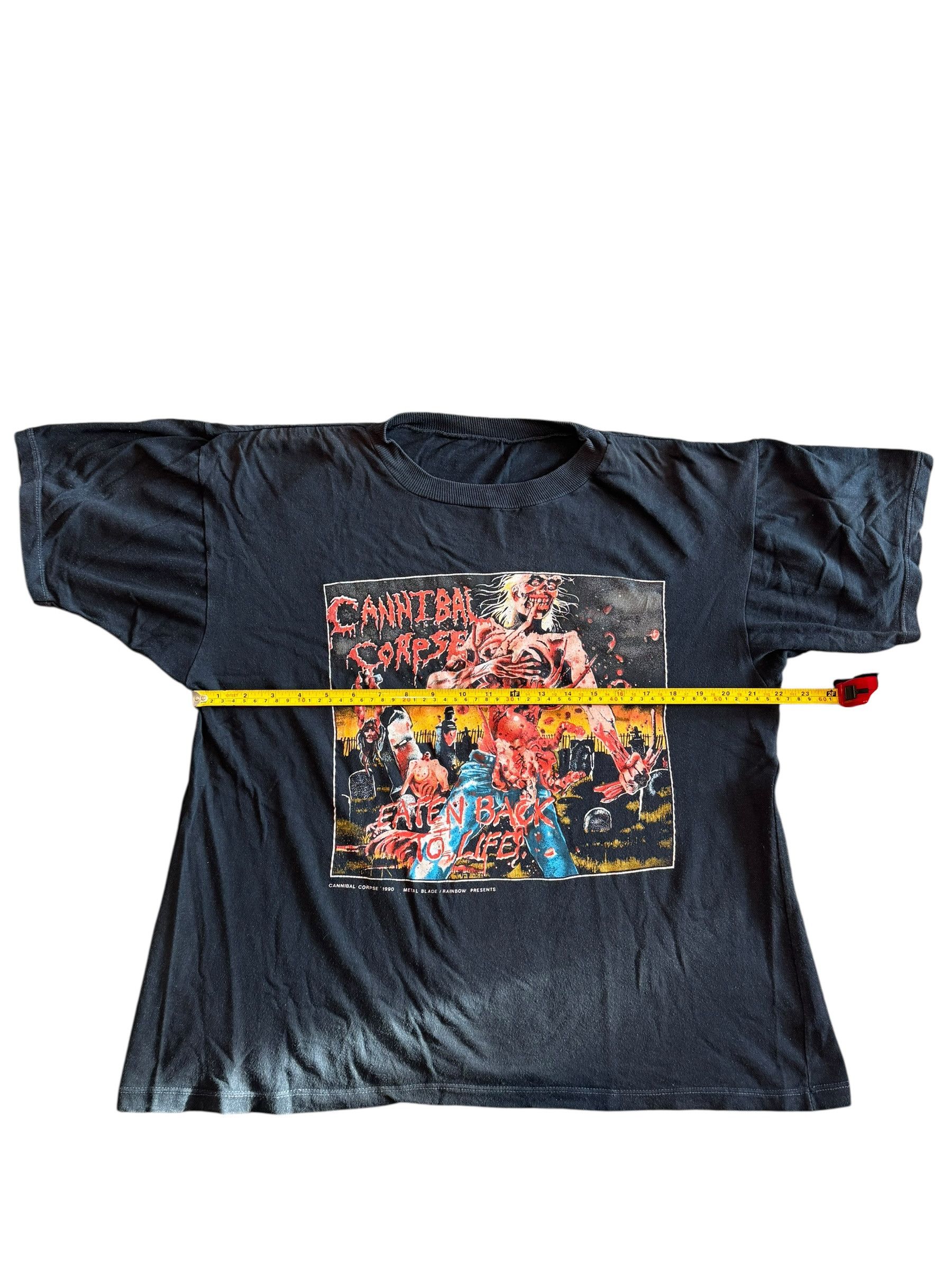 Vintage Vintage Cannibal Corpse Eaten Back To Life Tee Size US XL / EU 56 / 4 - 5 Thumbnail