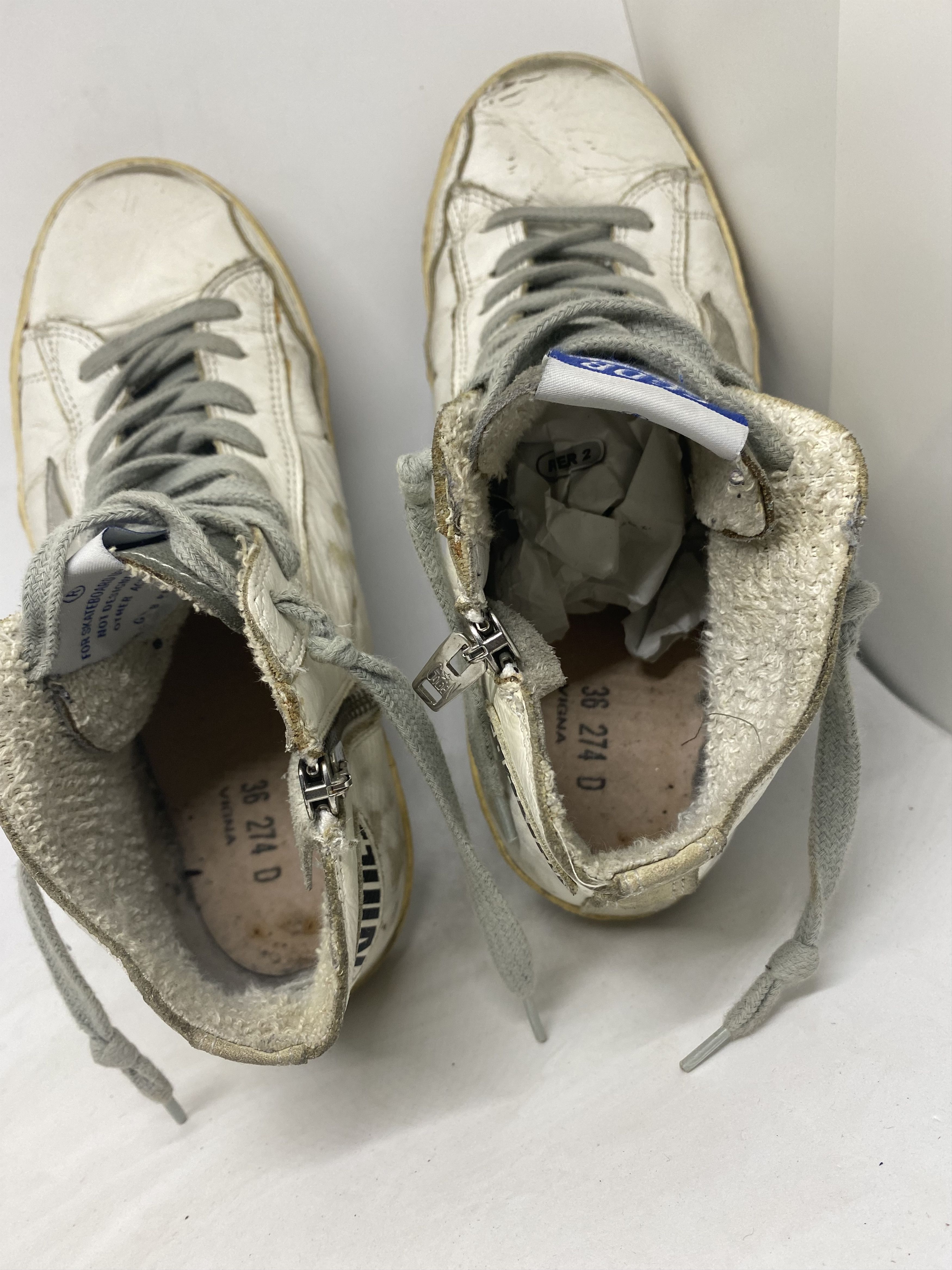 Golden Goose Golden Goose Francy small size suede patch sneakers size 36 Size US 6 / EU 39 - 7 Thumbnail