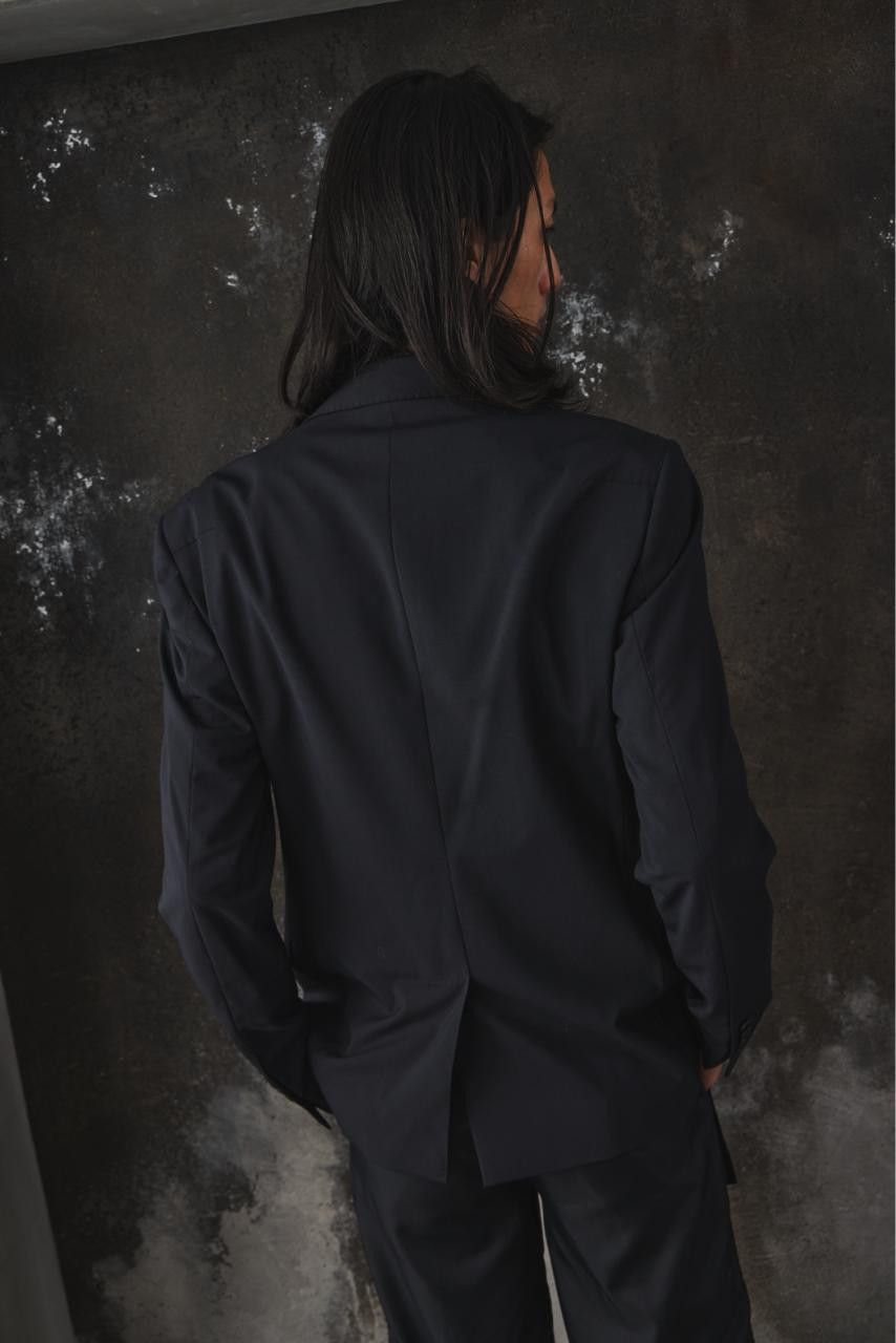 Les Hommes Les Hommes Wool Notch Lapels Suit Jacket Size 44S - 4 Thumbnail