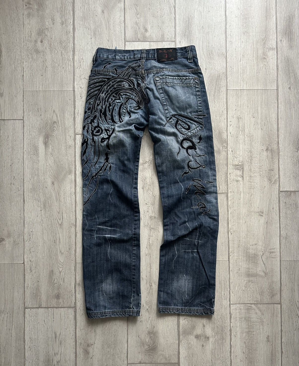 Japanese Brand Vintage Streetwear Denim Jeans Y2K Avant Garde Size US 30 / EU 46 - 1 Thumbnail