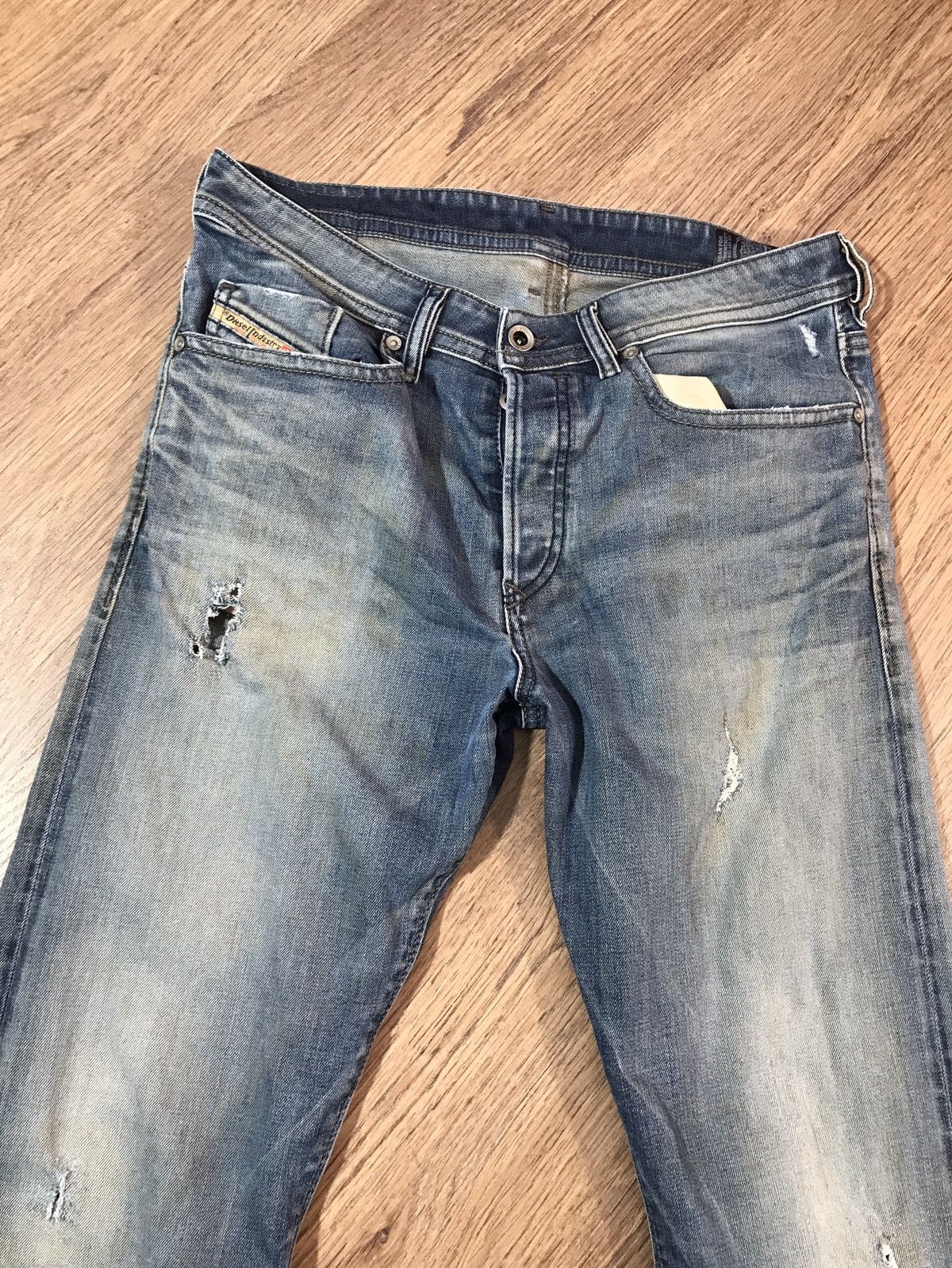 Diesel × Vintage Vintage Diesel Distressed denim pants Jeans Suze 32 Size US 32 / EU 48 - 3 Thumbnail