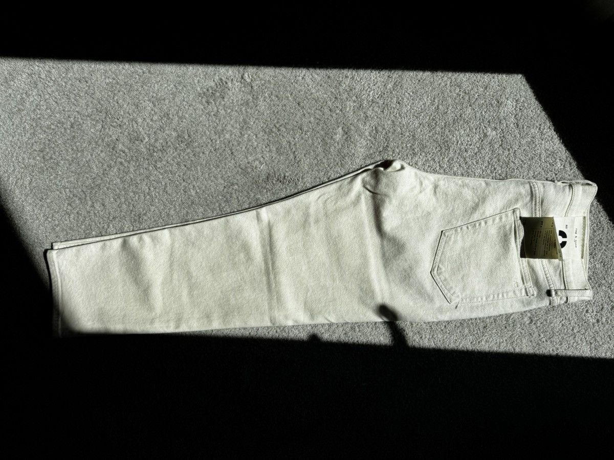 Rag & Bone Rag & Bone Cream Denim Slim Crop Size US 34 / EU 50 - 1 Thumbnail