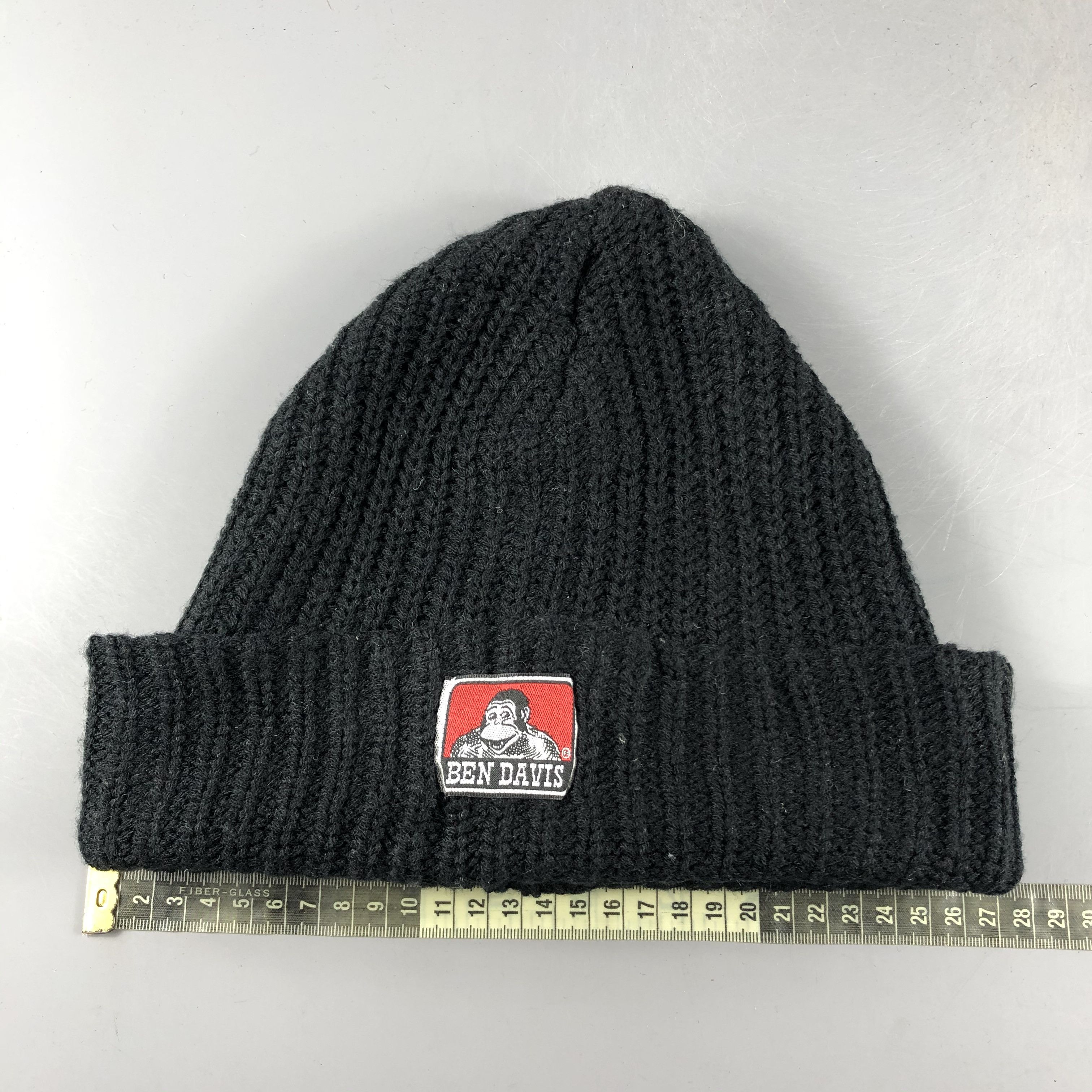 Ben Davis × Vintage Ben Davis Ribbed Beanie Snow Hat Snow Cap -D489 Size ONE SIZE - 3 Thumbnail
