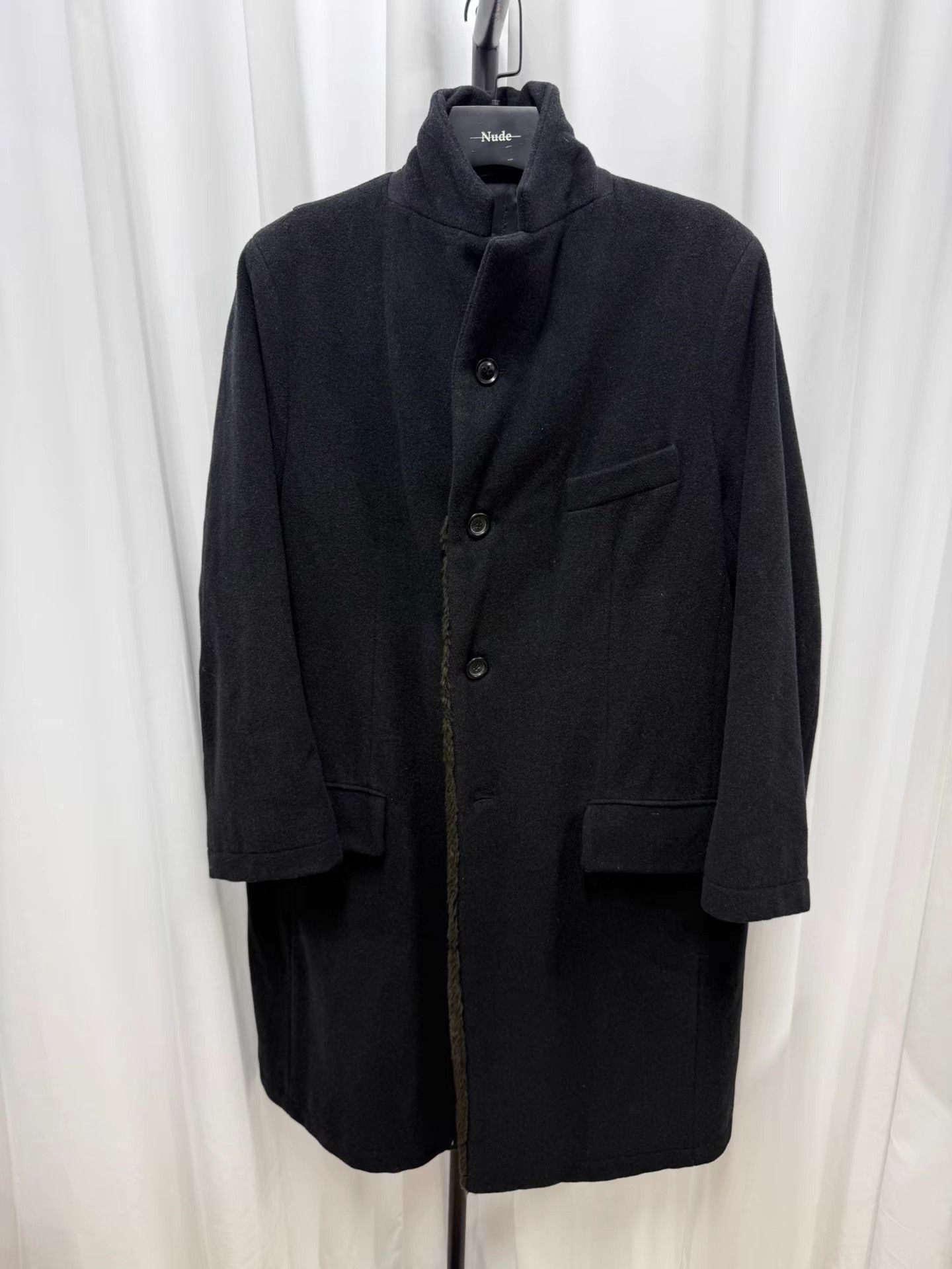 Dries Van Noten Dries Van Noten Lycra Era Furry Placket Oversized Coat K20 Size US S / EU 44-46 / 1 - 9 Thumbnail