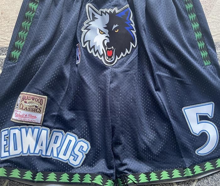 NBA XL Timberwolves Short 5 Edwards Short Nba Pocket Short Size US 36 / EU 52 - 4 Thumbnail