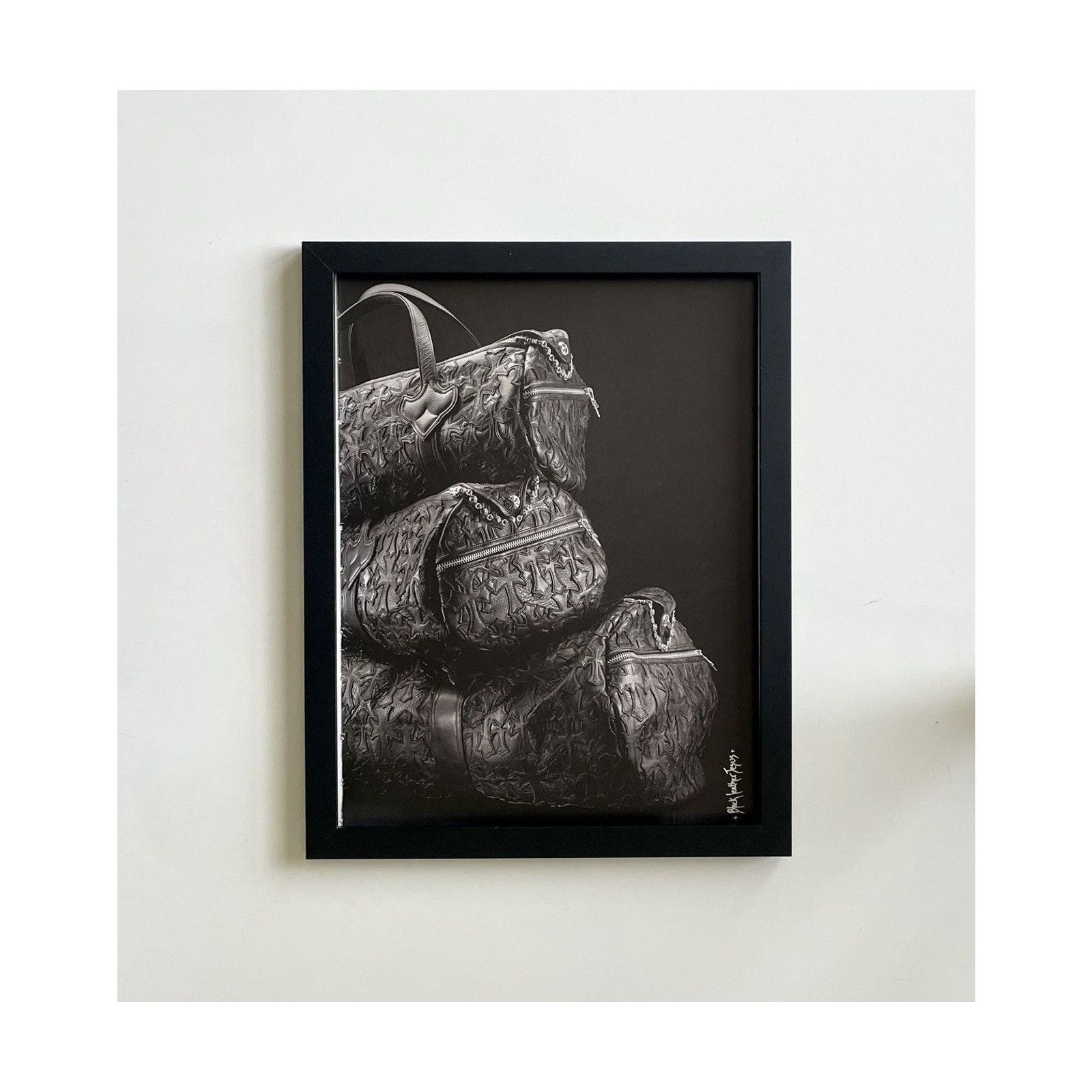 Chrome Hearts × Vintage Chrome Hearts duffle bags photo Poster framed 9x11 Size ONE SIZE - 1 Thumbnail
