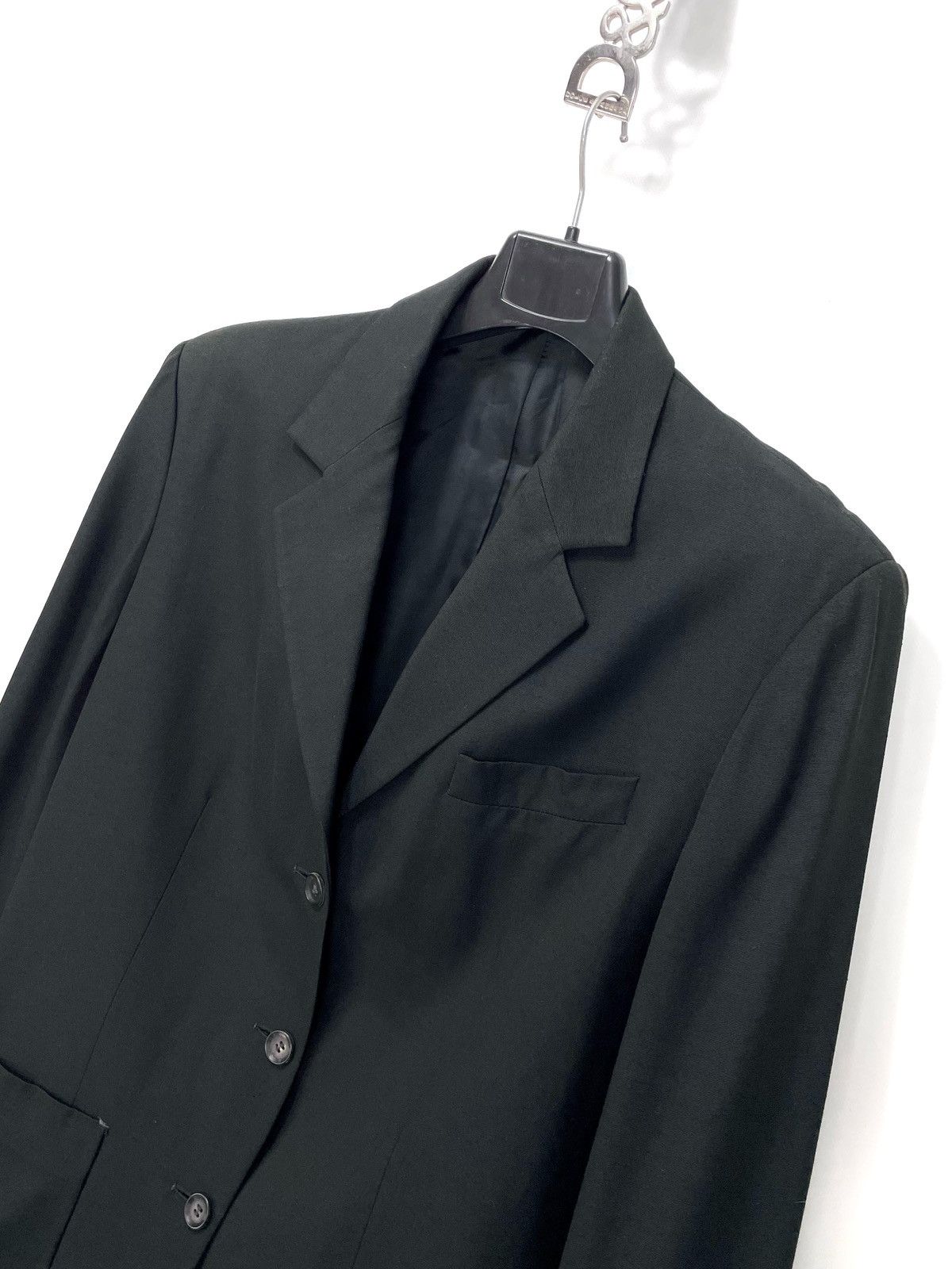 Yohji Yamamoto Vintage Yohji Yamamoto Archive Silk Blend Blazer – Size M Size M / US 6-8 / IT 42-44 - 4 Thumbnail