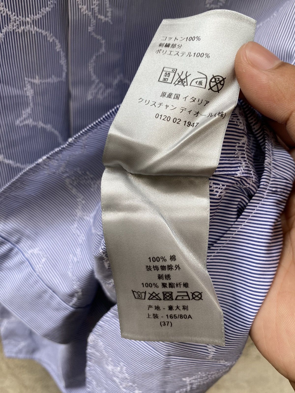 Dior Embroidered Shirt Size US S / EU 44-46 / 1 - 15 Thumbnail