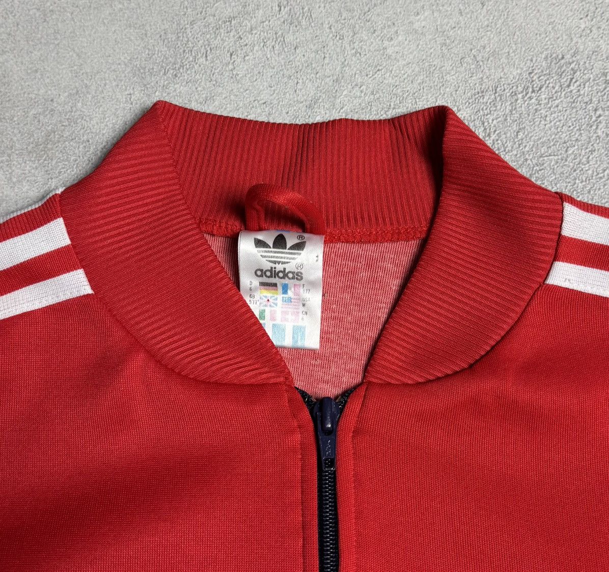 Adidas 1990s Adidas Vintage Template Football Soccer Track Jacket Size US M / EU 48-50 / 2 - 8 Thumbnail