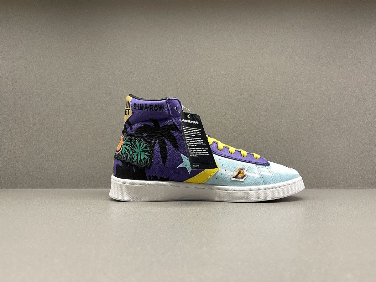 Converse Converse X Chinatown Market Pro Leather Hi Lakers Size US 9.5 / EU 42-43 - 7 Thumbnail
