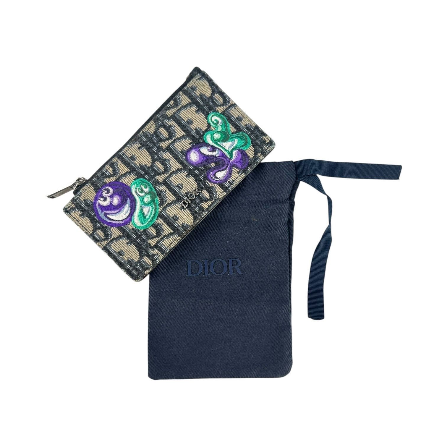 Dior Dior x Kenny Scharf Trotter Zip Card Holder Size ONE SIZE - 3 Thumbnail