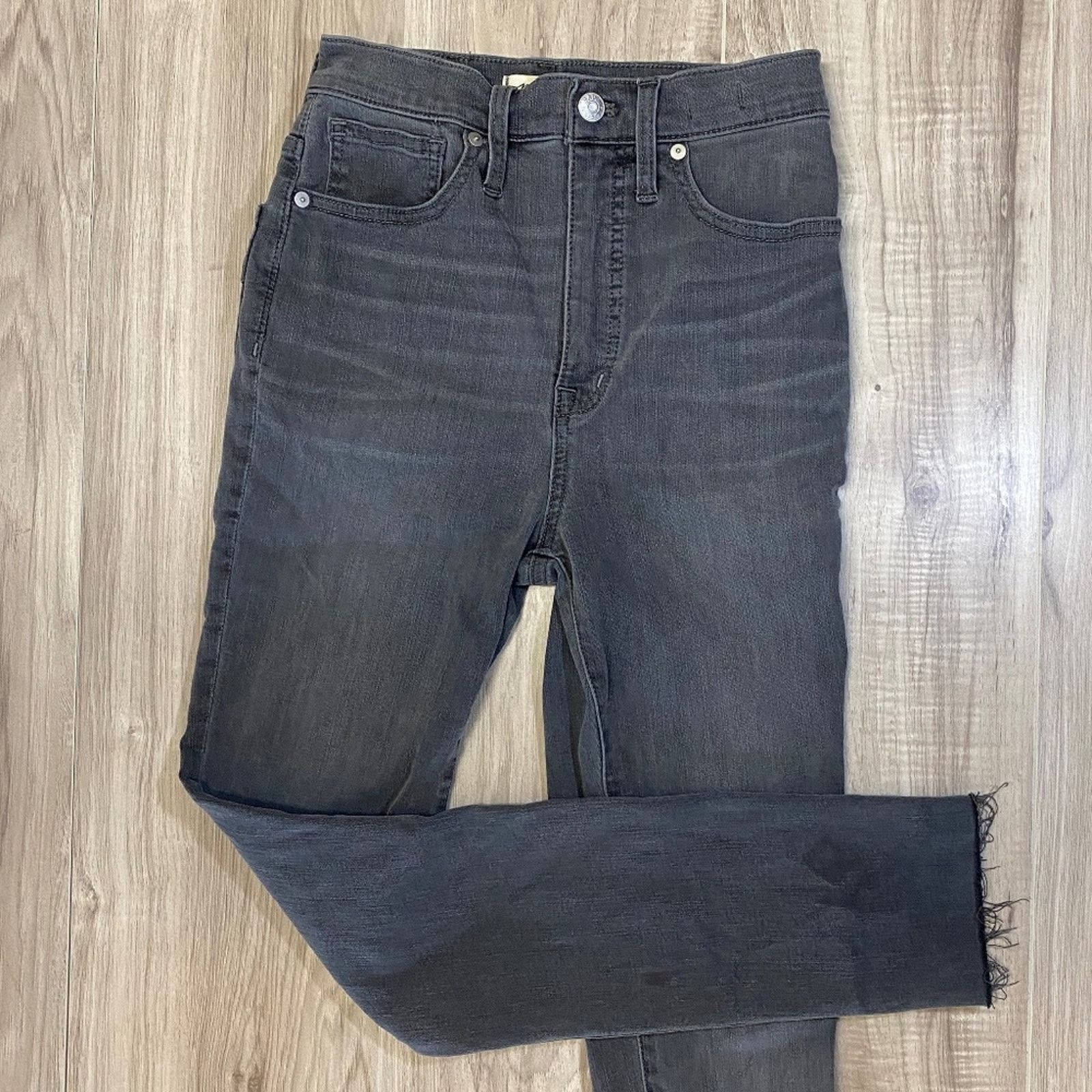 Madewell Madewell 11" High-Rise Skinny Raw Hem Jeans - 25P Size 25" / US 0 / IT 36 - 2 Thumbnail