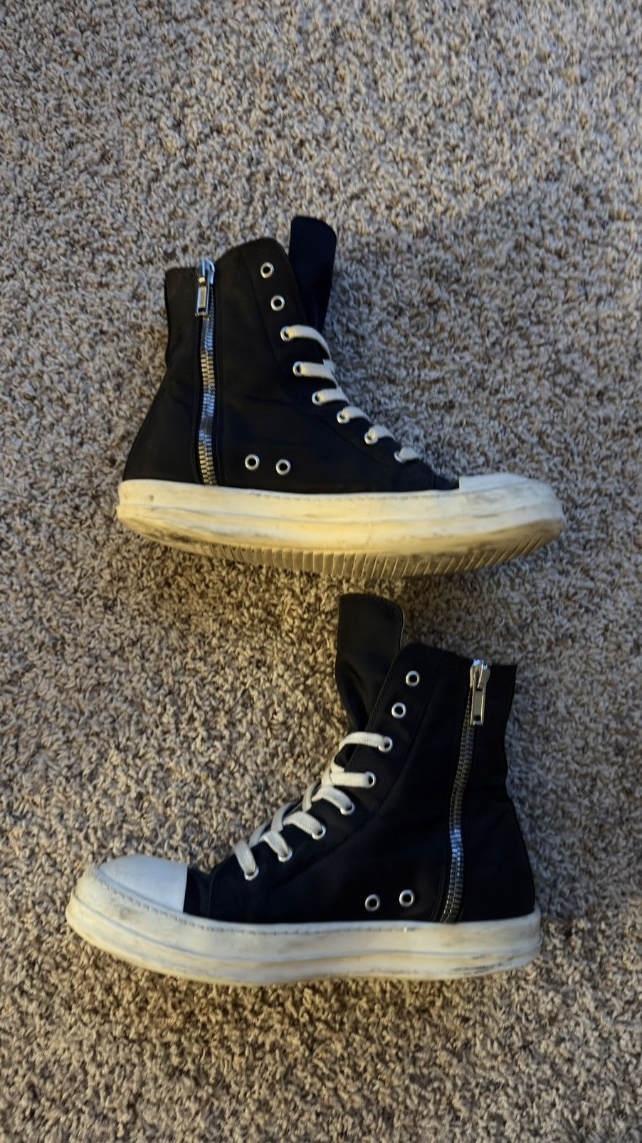 Rick Owens Rick Owen Ramones Hi-Top Sneakers Size US 9.5 / EU 42-43 - 7 Thumbnail
