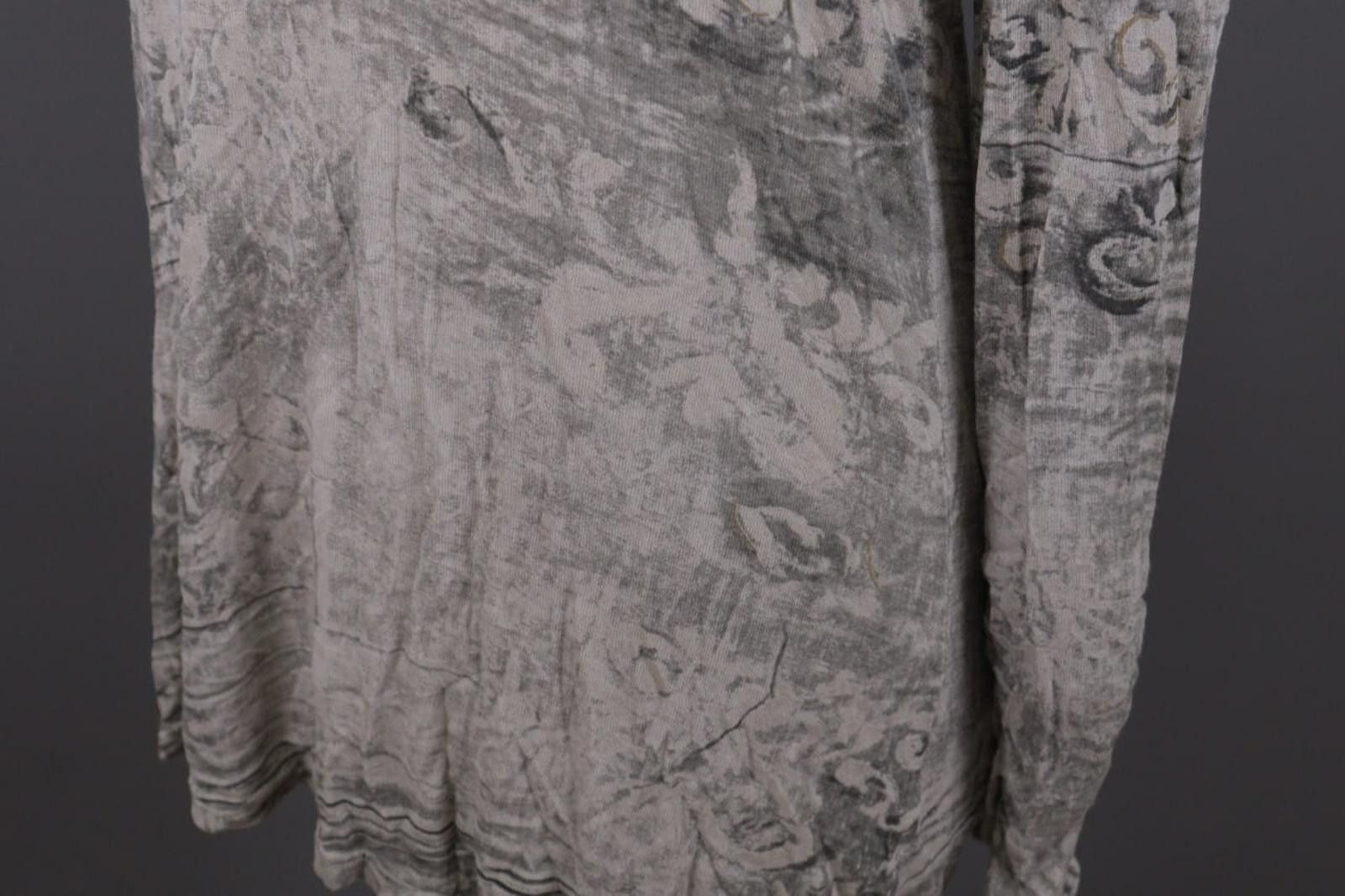 Bottega Veneta Bottega Gray Printed Velour Smoked Tunic Short Dress Size M / US 6-8 / IT 42-44 - 8 Thumbnail
