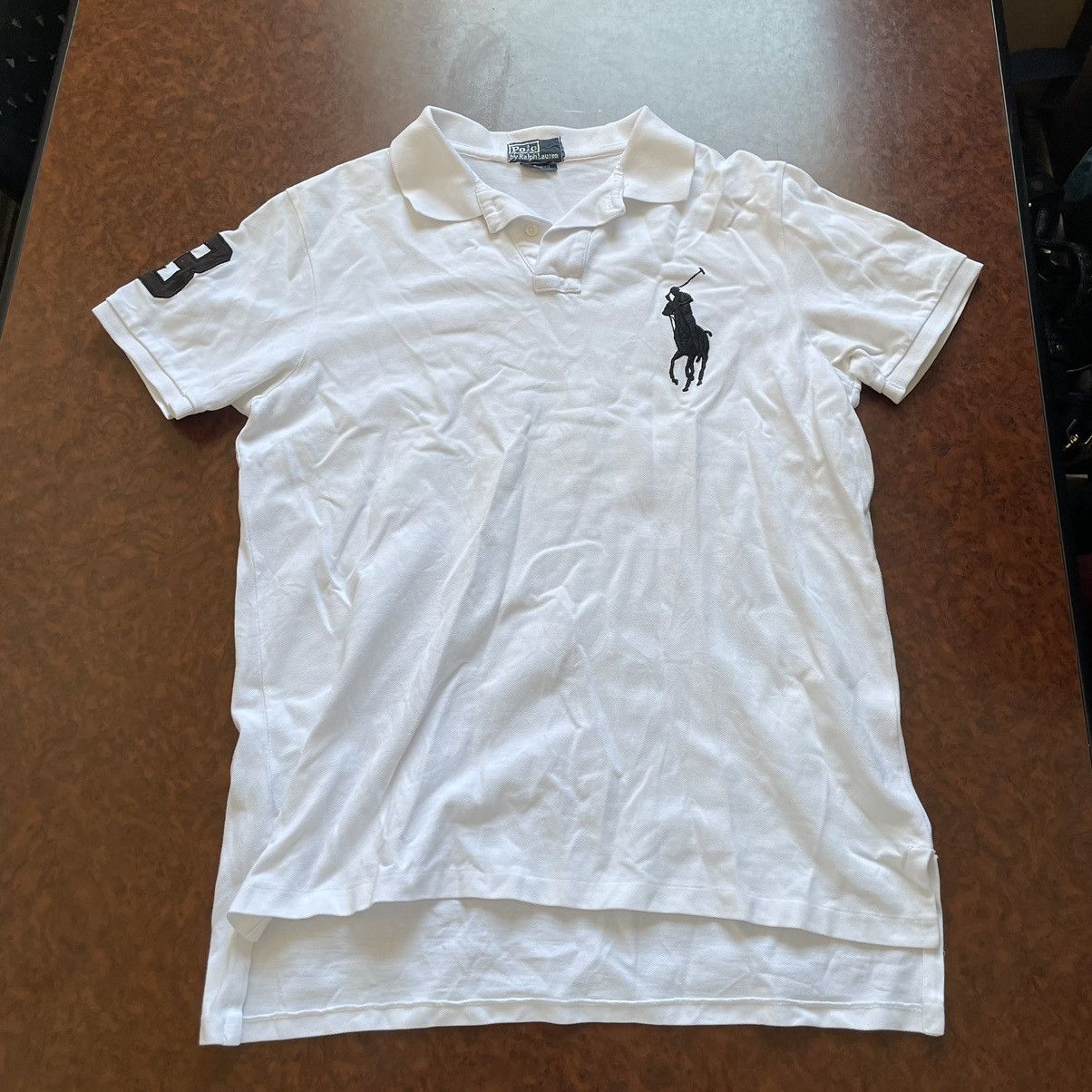 Polo Ralph Lauren × Vintage White classic Polo tee shir old money Ralph CHIEF KEEF rrl Size US L / EU 52-54 / 3 - 1 Thumbnail