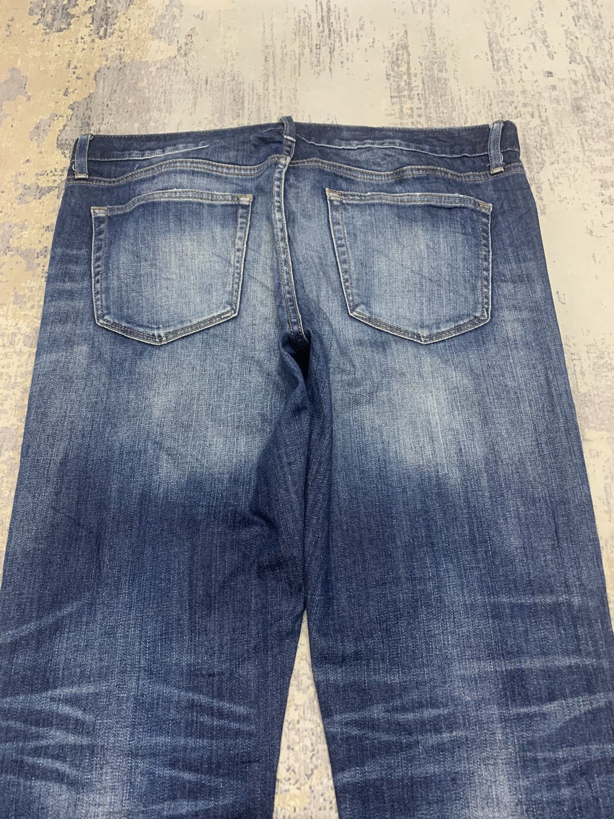 Japanese Brand Vintage Uniqlo Distressed Denim 36x29 Size US 36 / EU 52 - 12 Thumbnail