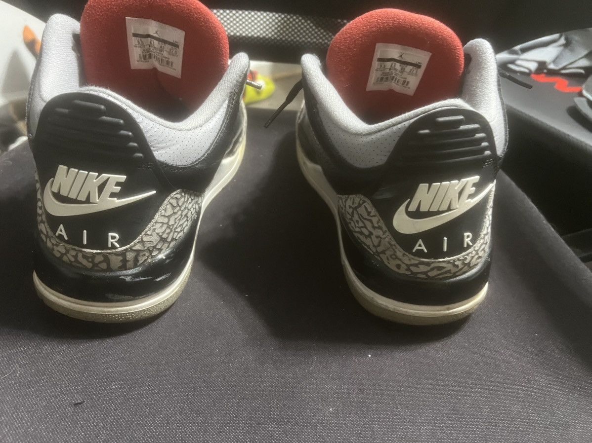 Jordan Brand Jordan 3 black cements 2018 Size US 9.5 / EU 42-43 - 9 Thumbnail