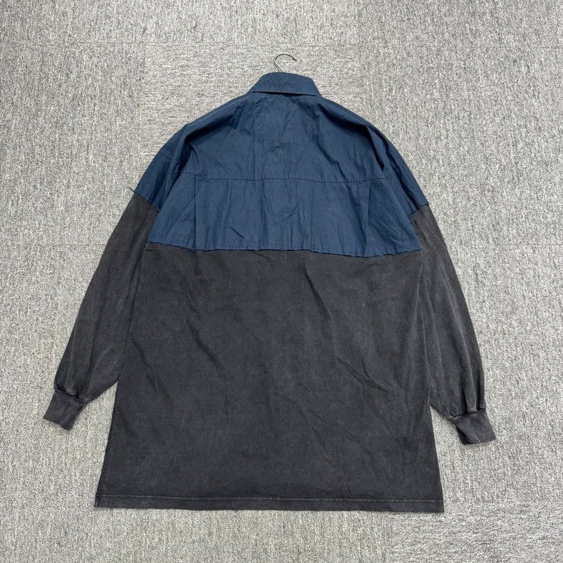 Balenciaga Balenciaga Shirt Patchwork Distressed Long Sleeve Size US S / EU 44-46 / 1 - 2 Thumbnail