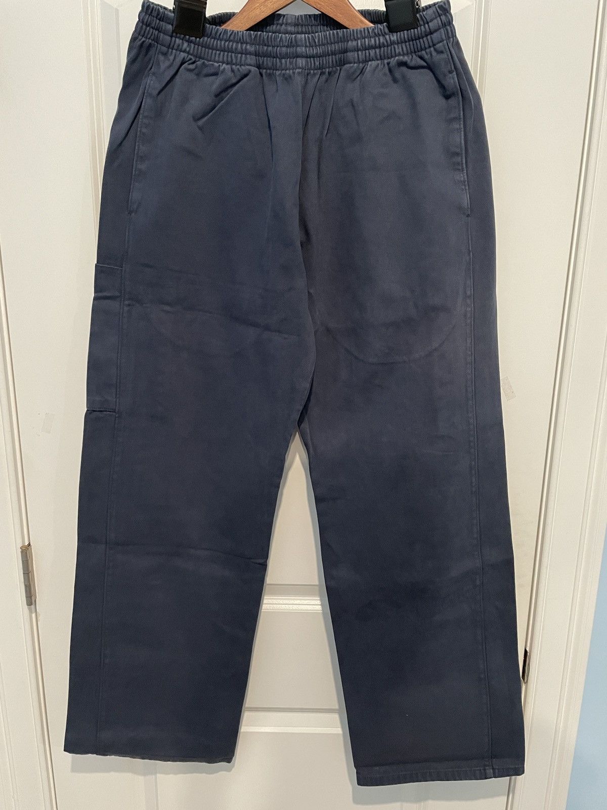 Balenciaga × Gap × Yeezy Yeezy Gap Sateen Cargo Pants Navy