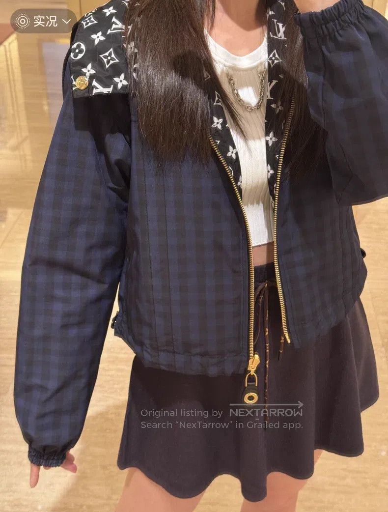 Louis Vuitton Louis Vuitton 25 new plaid reversible jacket Size S / US 4 / IT 40 - 9 Thumbnail