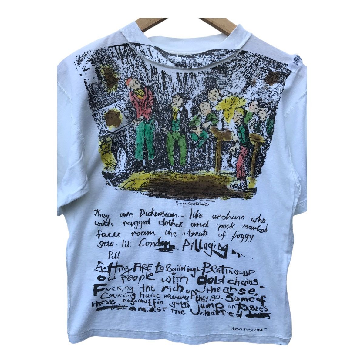 Seditionaries Seditionaries Oliver Twist Anarchy Punk Shirt Size US S / EU 44-46 / 1 - 3 Thumbnail