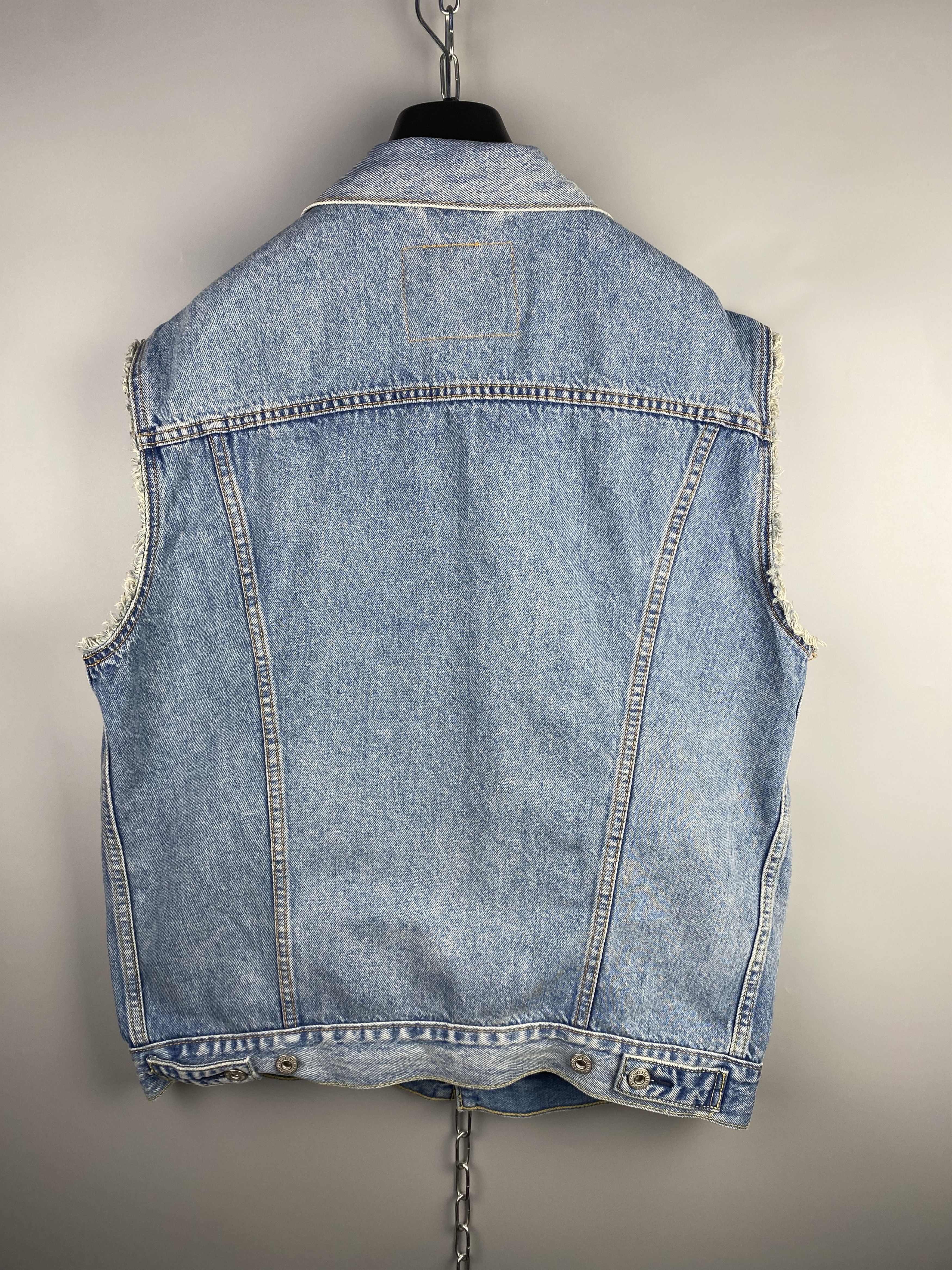 Levi's Levis Denim Waistcoat Vest Size US S / EU 44-46 / 1 - 7 Thumbnail