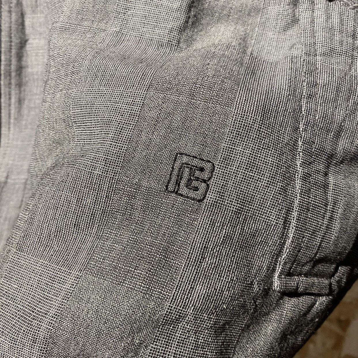 Pierre Balmain × Vintage Pierre Balmain Checked Basic Logo Jacket - Harrington Style Size US M / EU 48-50 / 2 - 6 Thumbnail