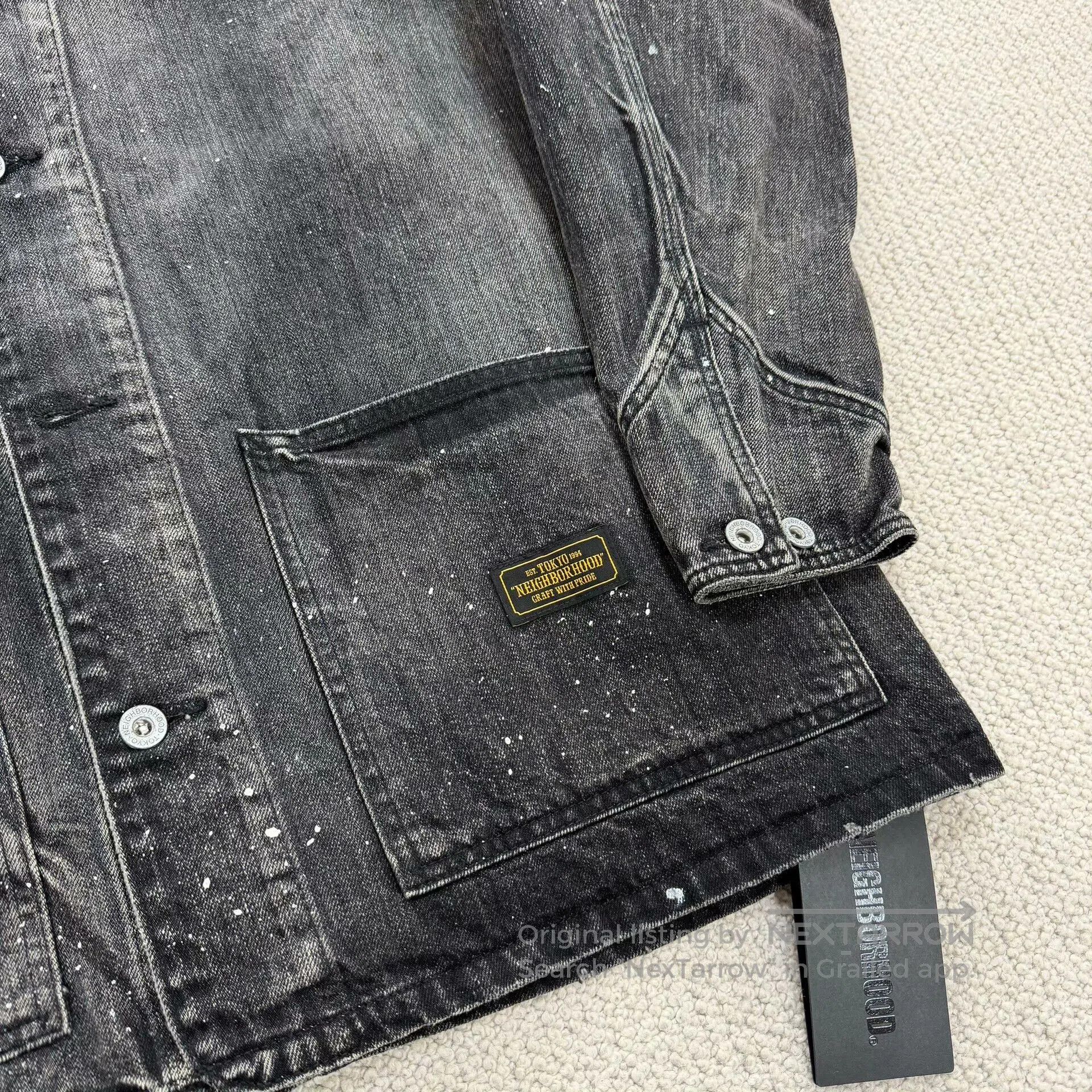 Neighborhood neighborhood scc coverall black denim jacket. Size US S / EU 44-46 / 1 - 3 Thumbnail