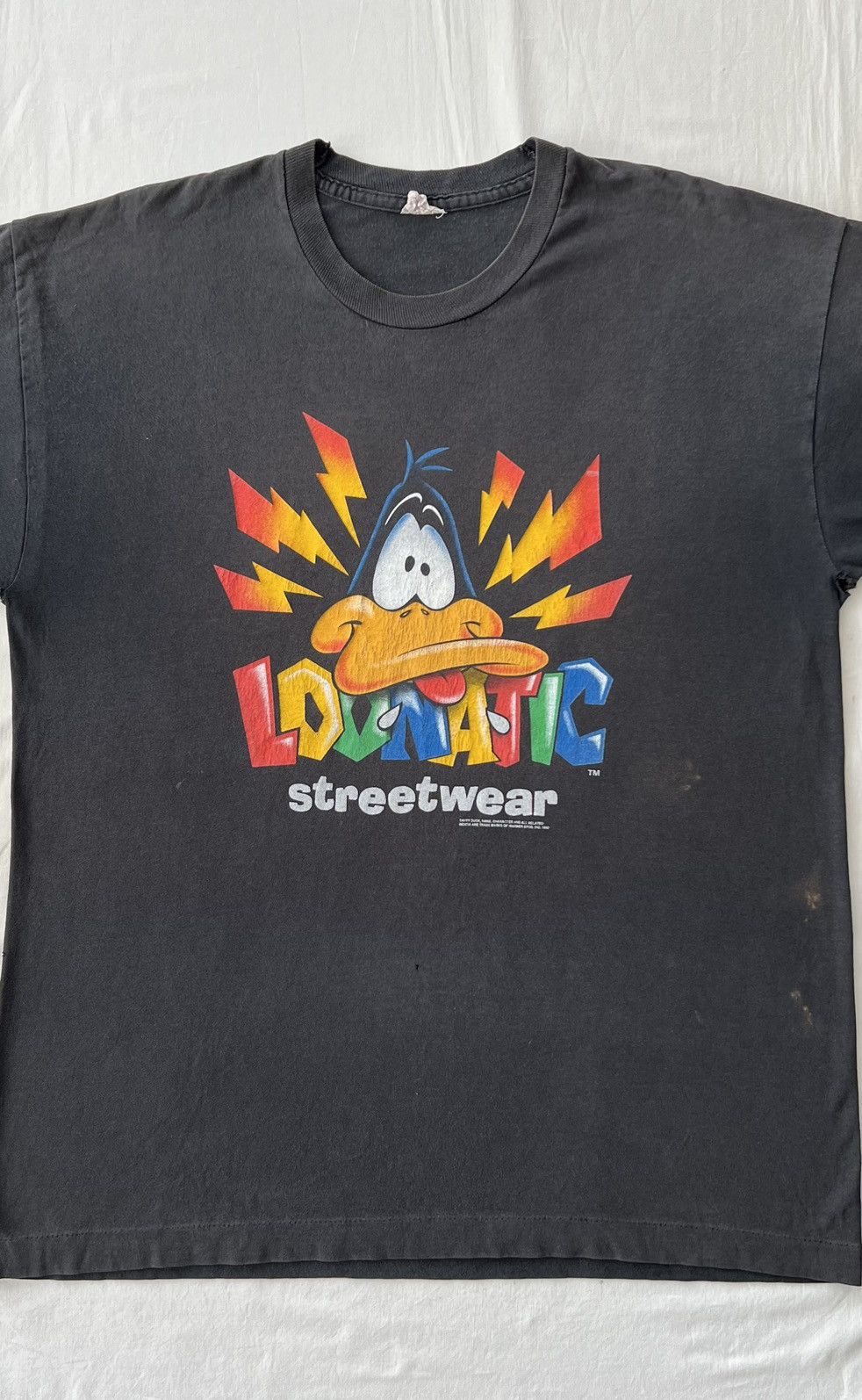 Cartoon Network Vintage 1992 Daffy Duck Looney Tunes Warner Bros Cartoon Tee Size US XL / EU 56 / 4 - 5 Thumbnail