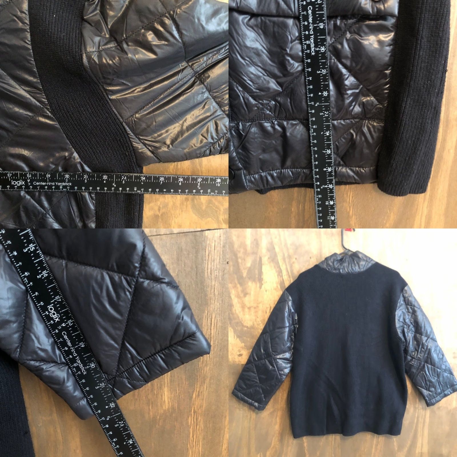 Vintage Elliott Lauren Womens Jacket Black Quilted Mock Neck Nylon Buttons Silk Blend XL Jacket Womens Black Quilted Mock Neck Nylon Buttons Silk Blend XL Size XL / US 12-14 / IT 48-50 - 8 Thumbnail