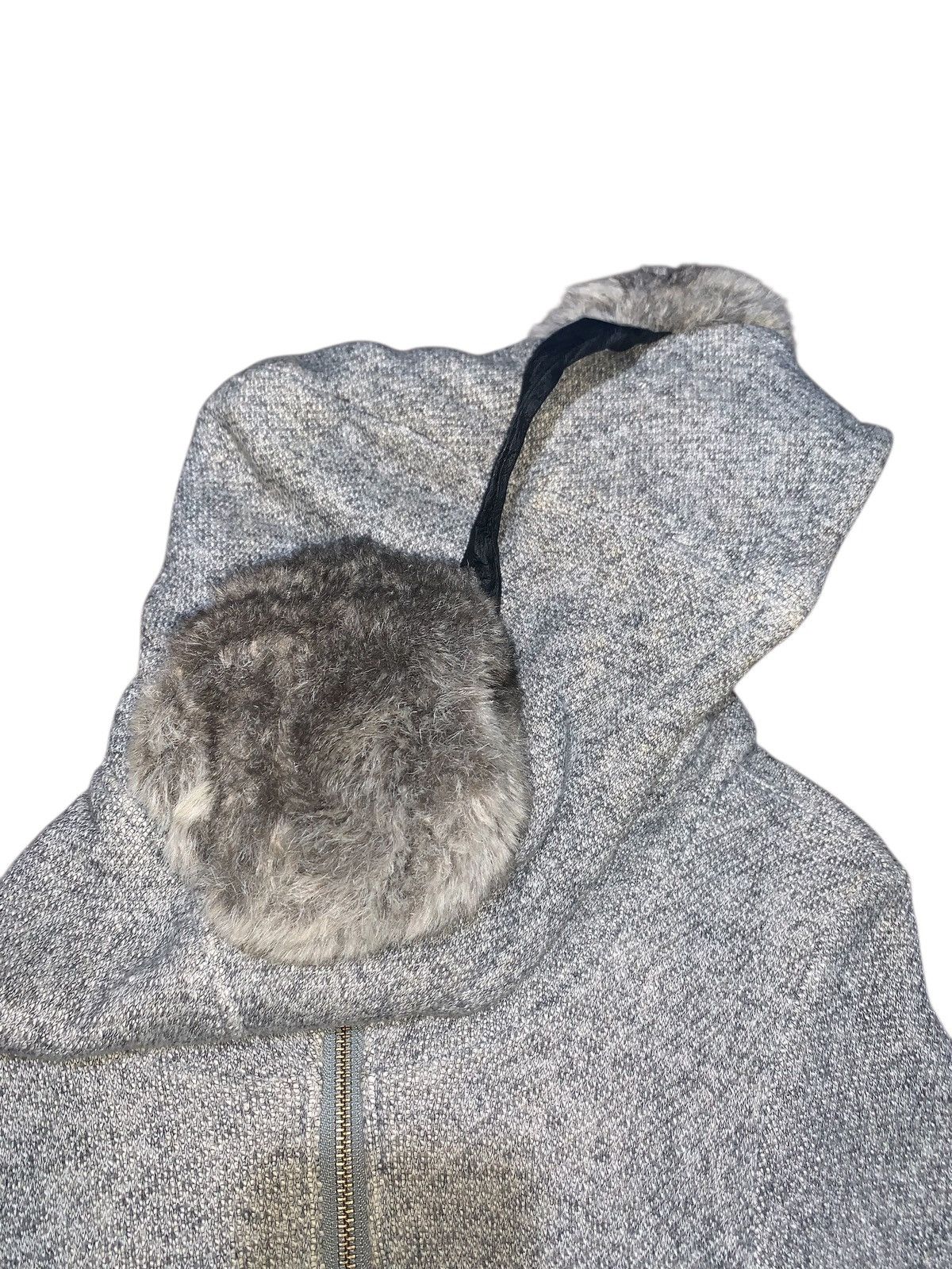 Le Grande Bleu (L.G.B.) Chaolu LAB leather + fur walkman double zip parka hoodie Size M / US 6-8 / IT 42-44 - 6 Thumbnail