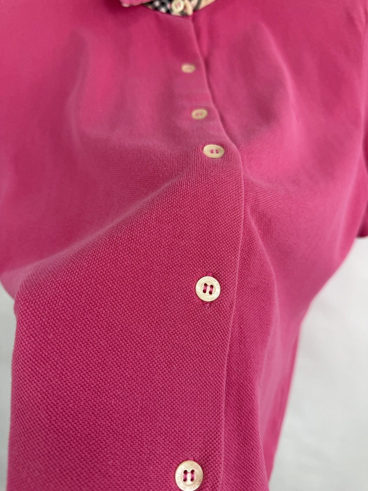 Burberry 🇬🇧 Burberry London Nova Check Polo Shirt Y2K Rare Retro Size S / US 4 / IT 40 - 7 Thumbnail
