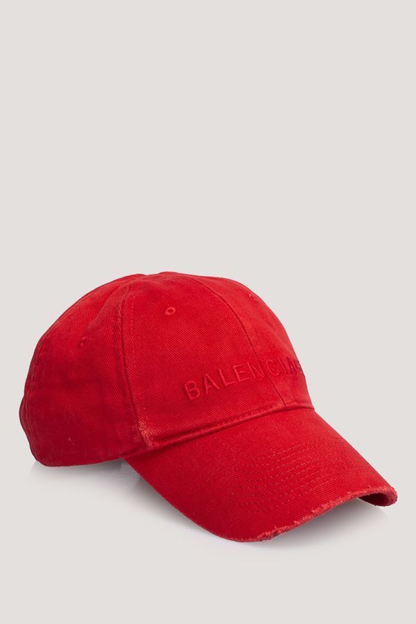 Balenciaga o1la1rc1a0924 Size: S / Hat Logo Front in Red Size ONE SIZE - 1 Thumbnail