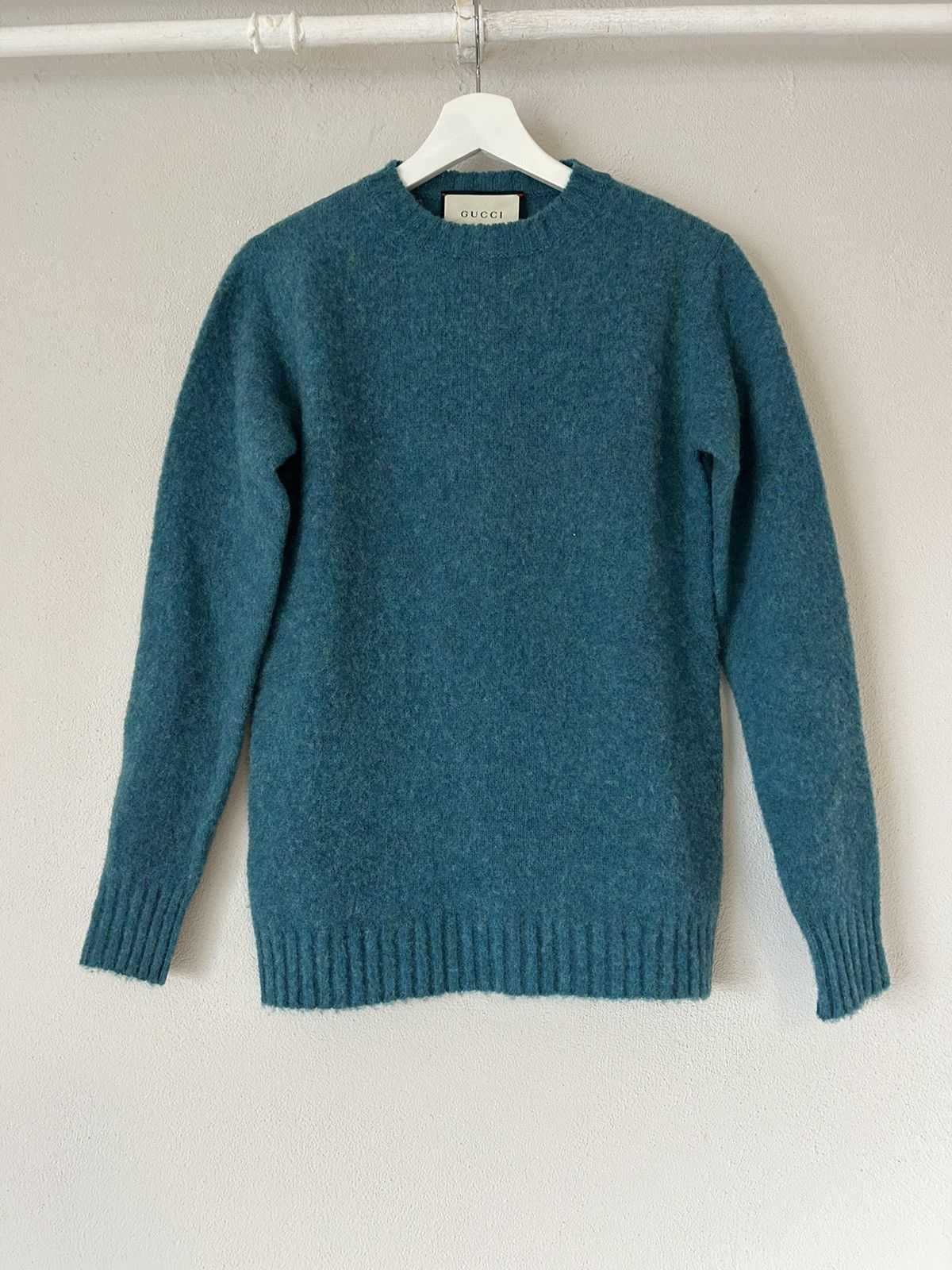 Gucci Gucci Teal Wool Sweater - Size XS Size US XS / EU 42 / 0 - 1 Thumbnail