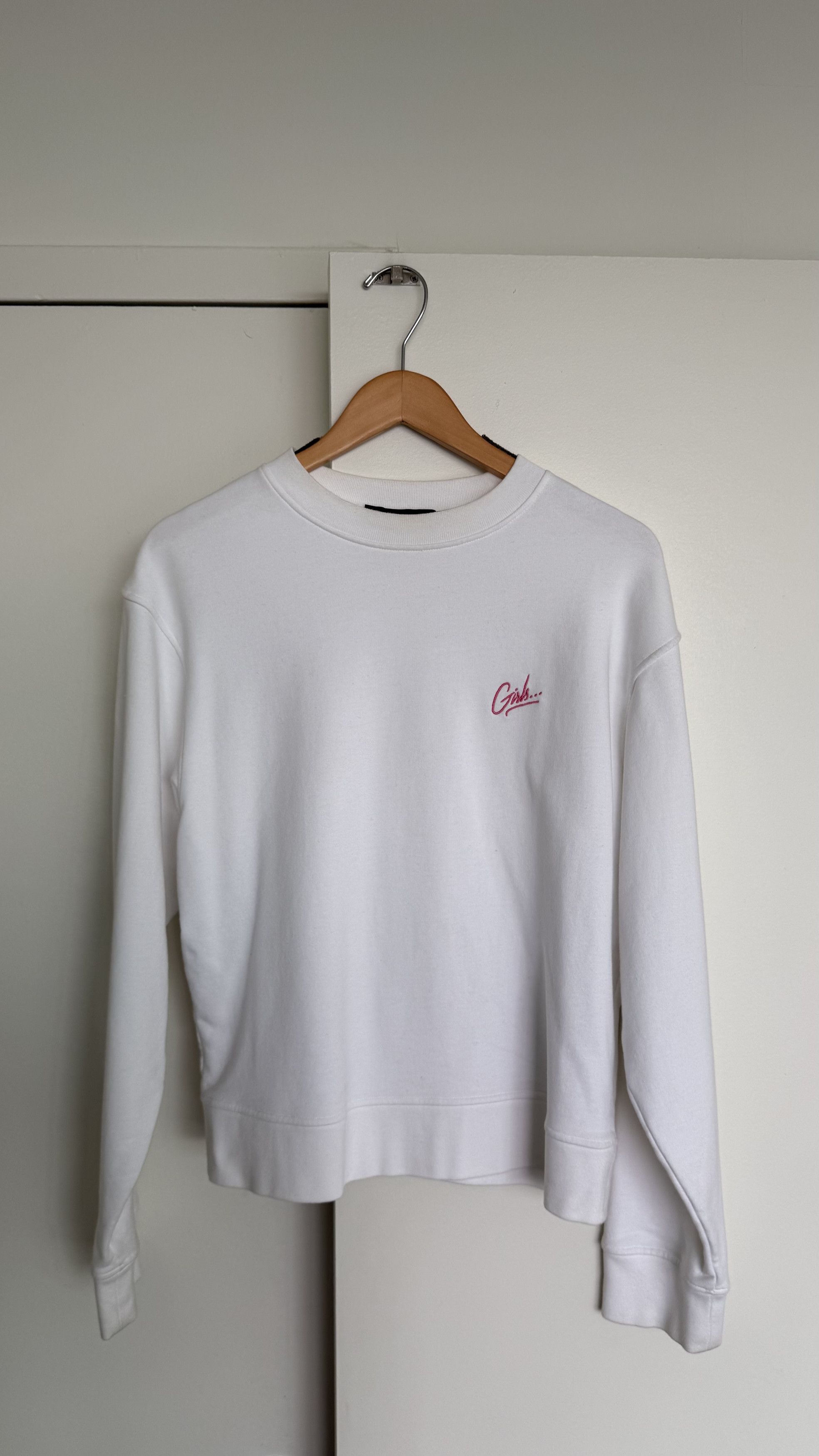 Alexander Wang Alexander Wang Girls Crewneck White / Pink Size US S / EU 44-46 / 1 - 1 Thumbnail